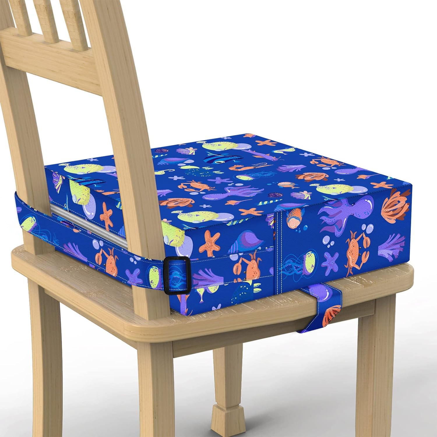 Toddler Booster Seat for Dining Chair, Stronger Support Non-Slip Bottom Double S...