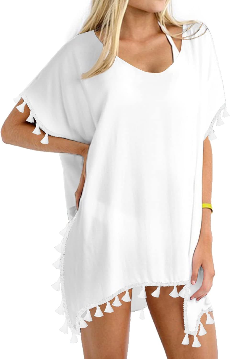 Yincro Women Chiffon Tassel Swimsuit, Special Beach Coverup for Swimwear, Innova...