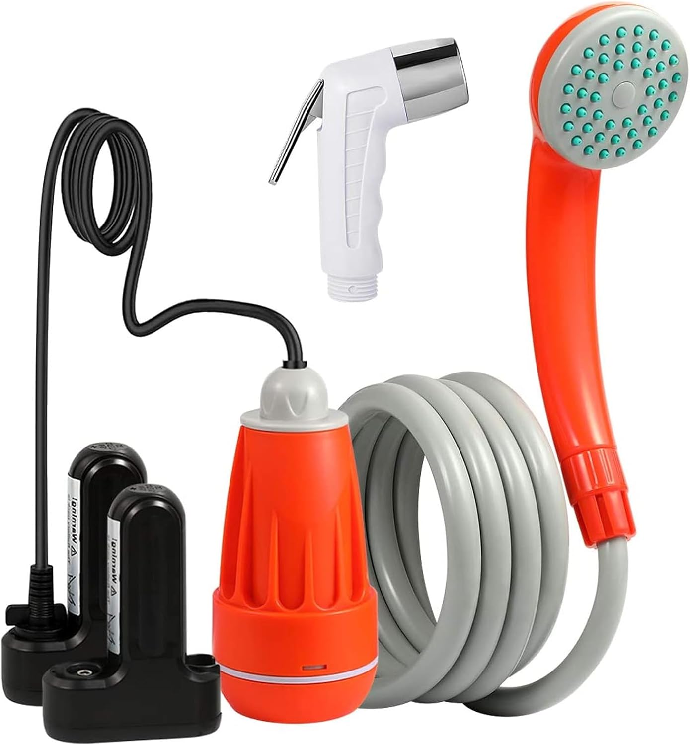 KEDSUM Portable Shower, Portable Camp Shower Pump with Rechargeable Battery, Por...
