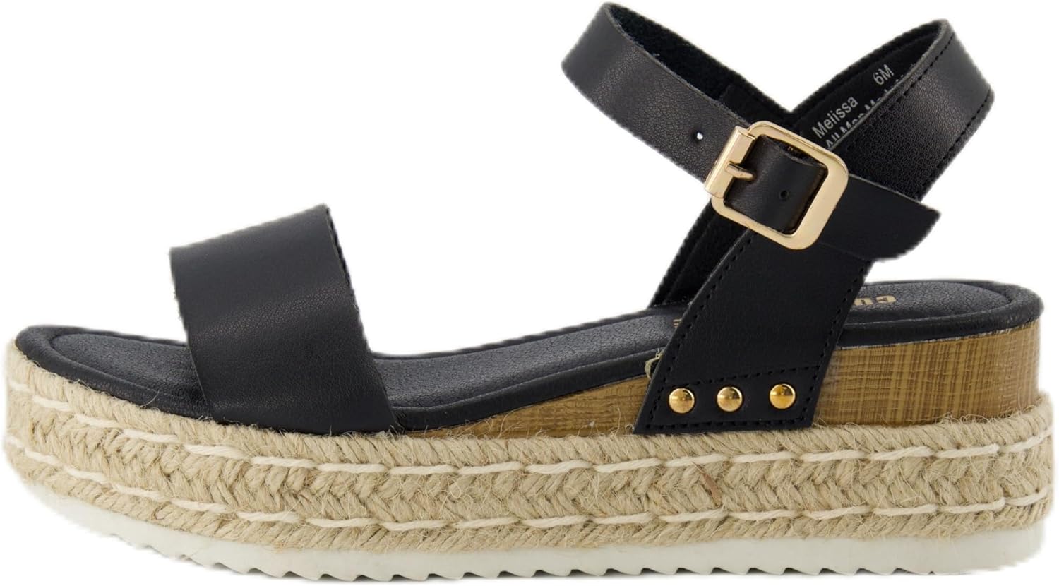 CUSHIONAIRE Women's Sandal, Special Melissa Espadrille Platform Wedge Sandal for...