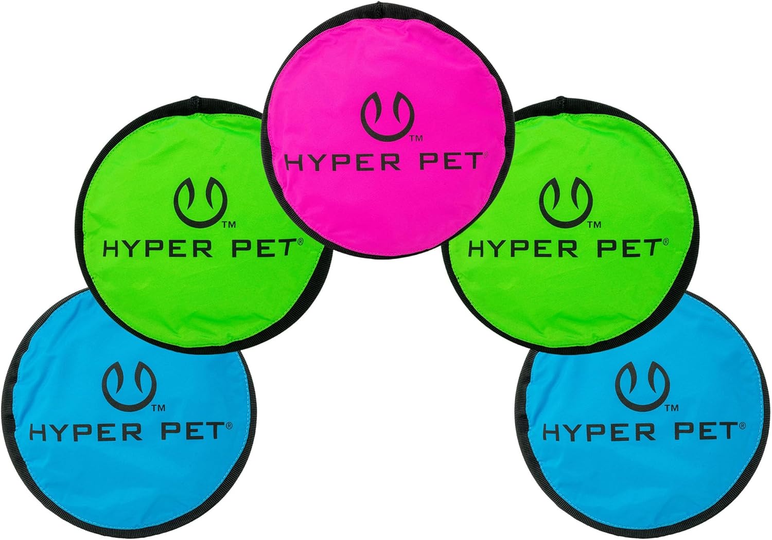Hyper Pet Flippy Flopper 9" Flying Disc Soft Dog Toy, Floats in Water & Safe on...