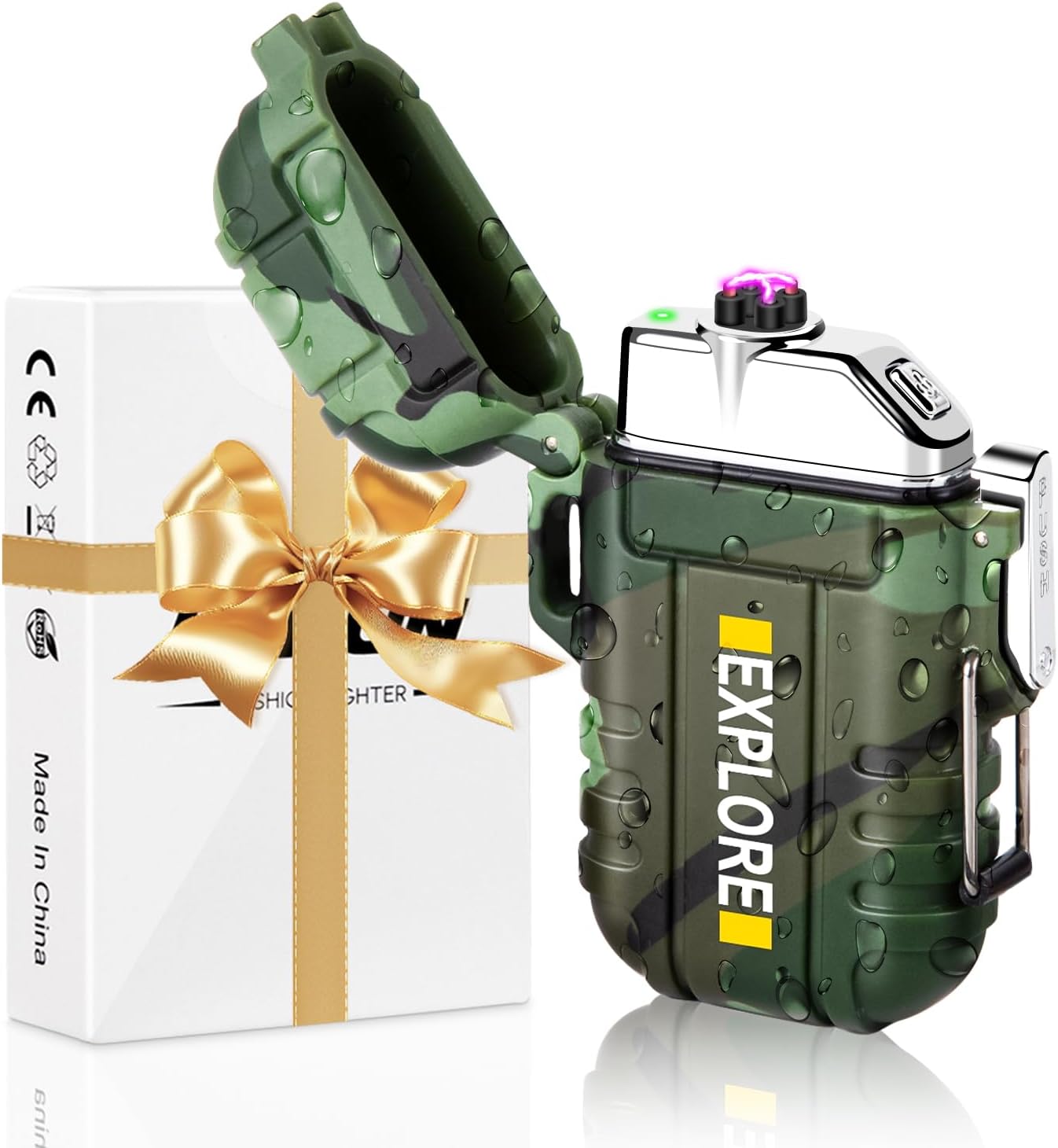 Waterproof Lighter Of Electric Arc Plasma Lighter of F13&F50 Camouflage Lighter
