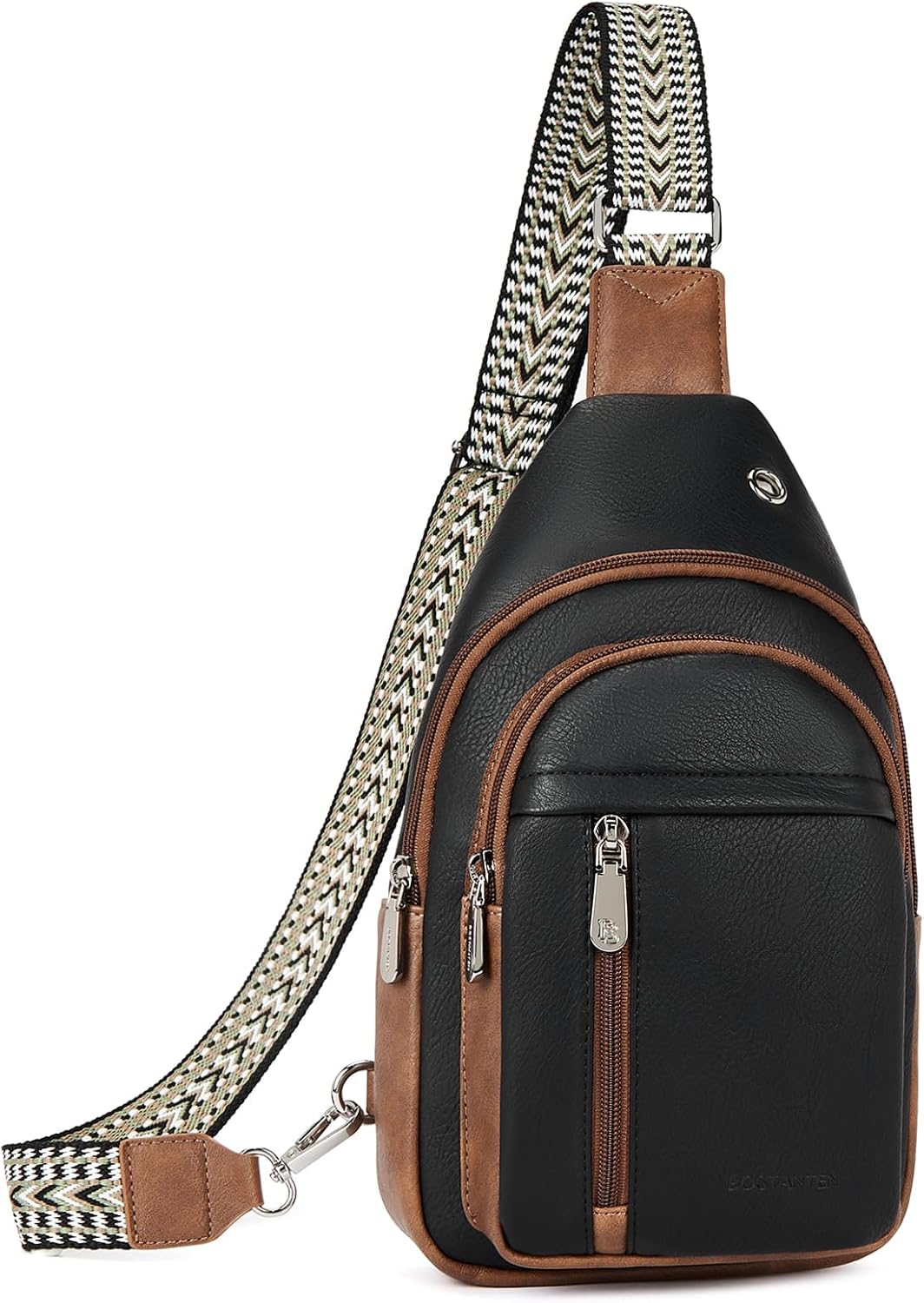 BOSTANTEN Sling Bag, Trendy Cross Body Bag with Le...