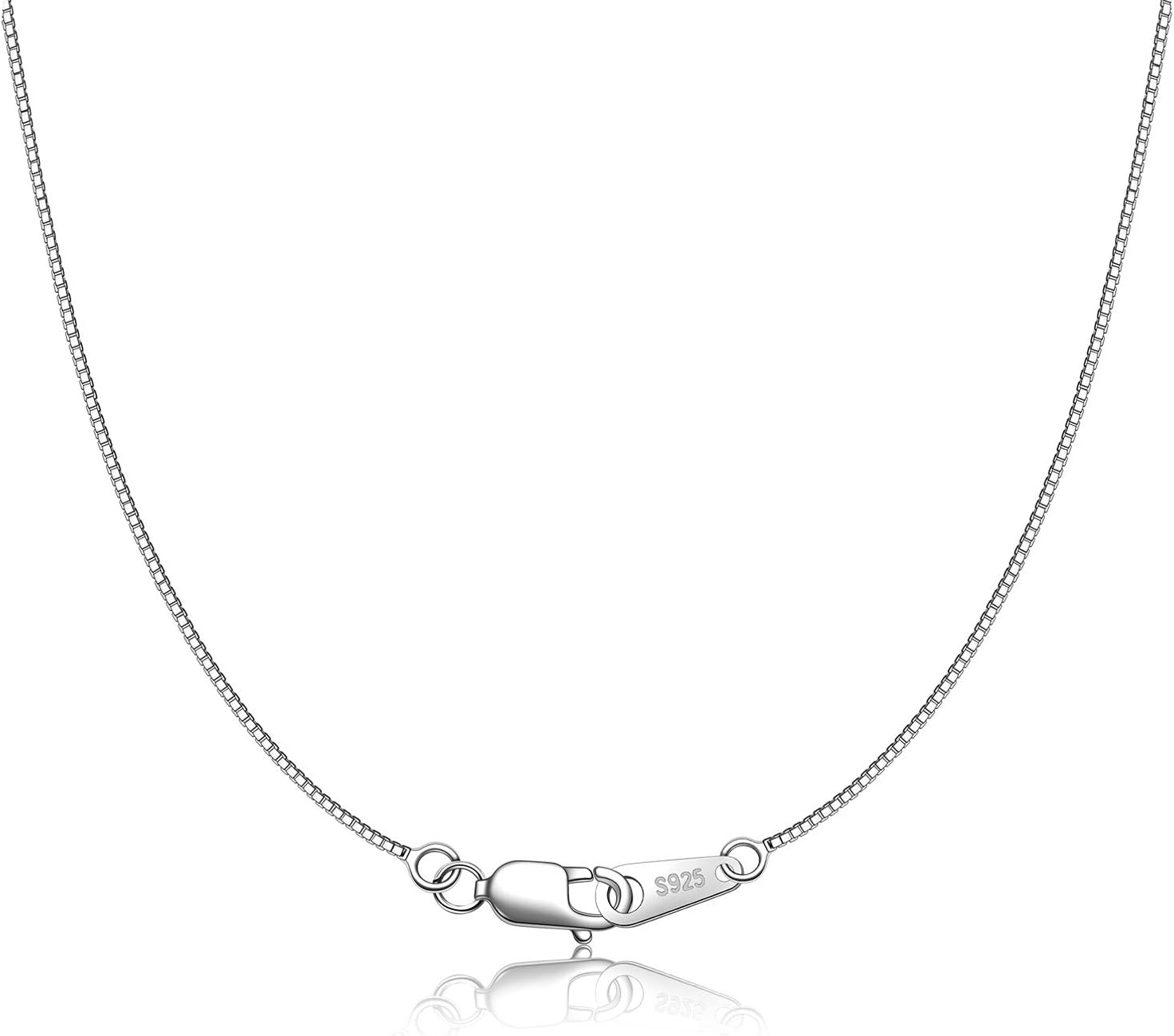 Quality 925 Sterling Silver Chain Necklace, Special Necklace for Women, Unique 0...
