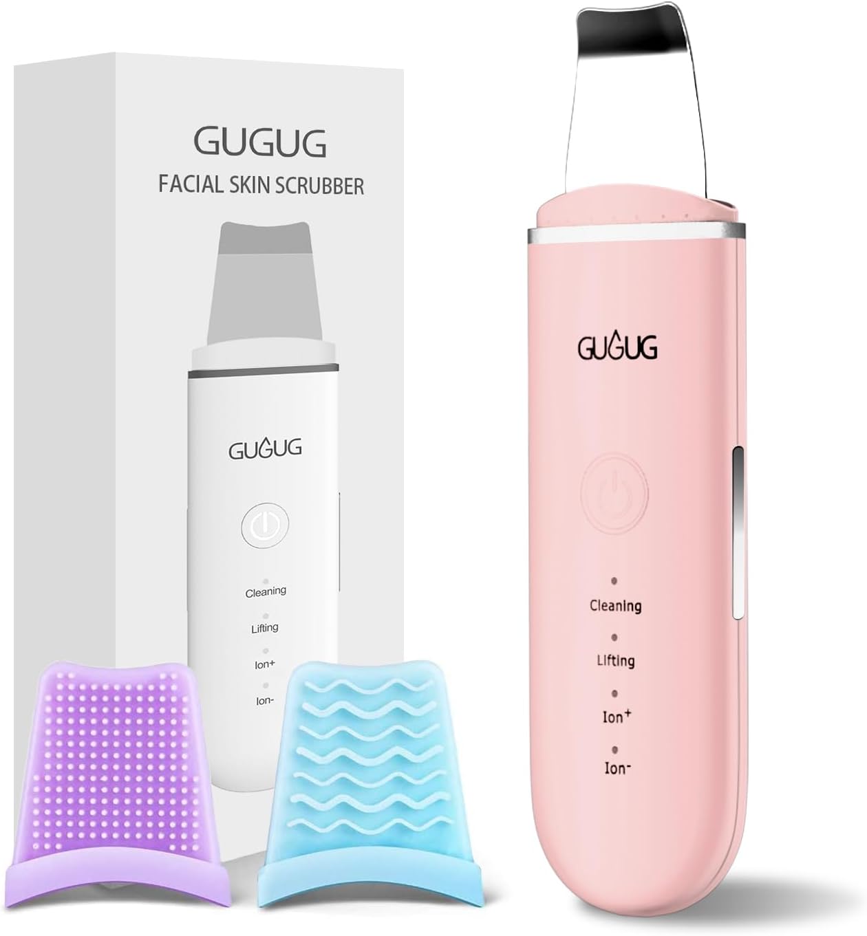 GUGUG Skin Scrubber Face Spatula - Skin Spatula Blackhead Remover Pore Cleaner w...