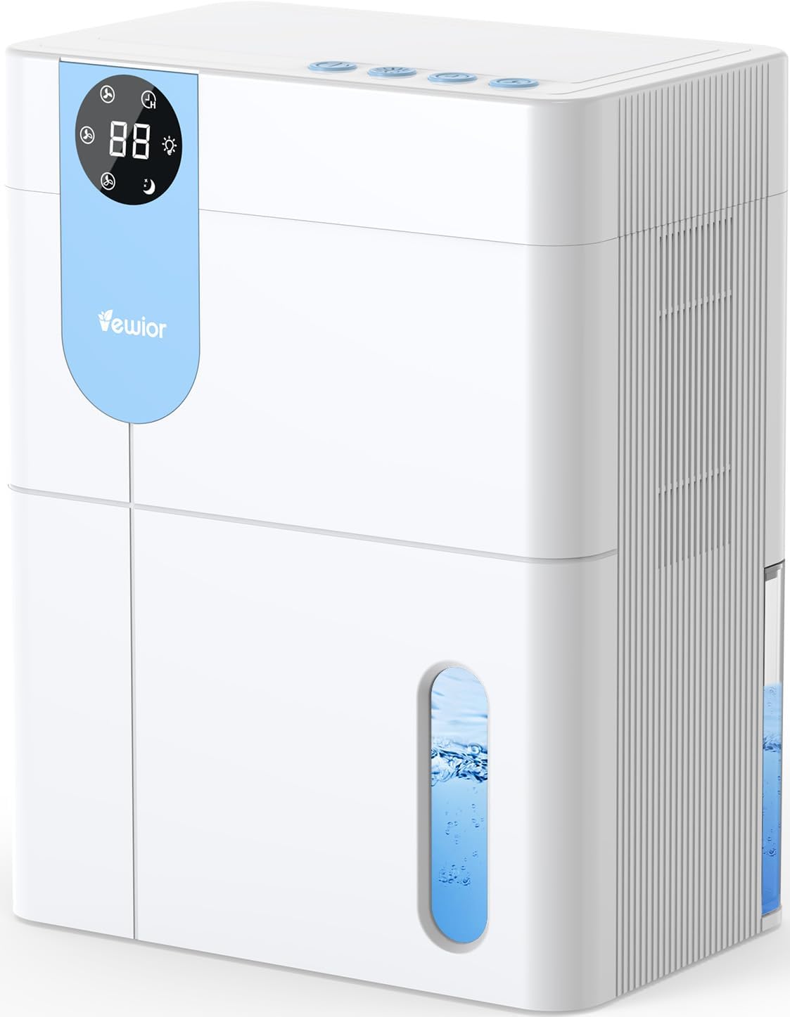Dehumidifier, VEWIOR 152 OZ Dehumidifiers for Home, Quiet Dehumidifier for Basem...
