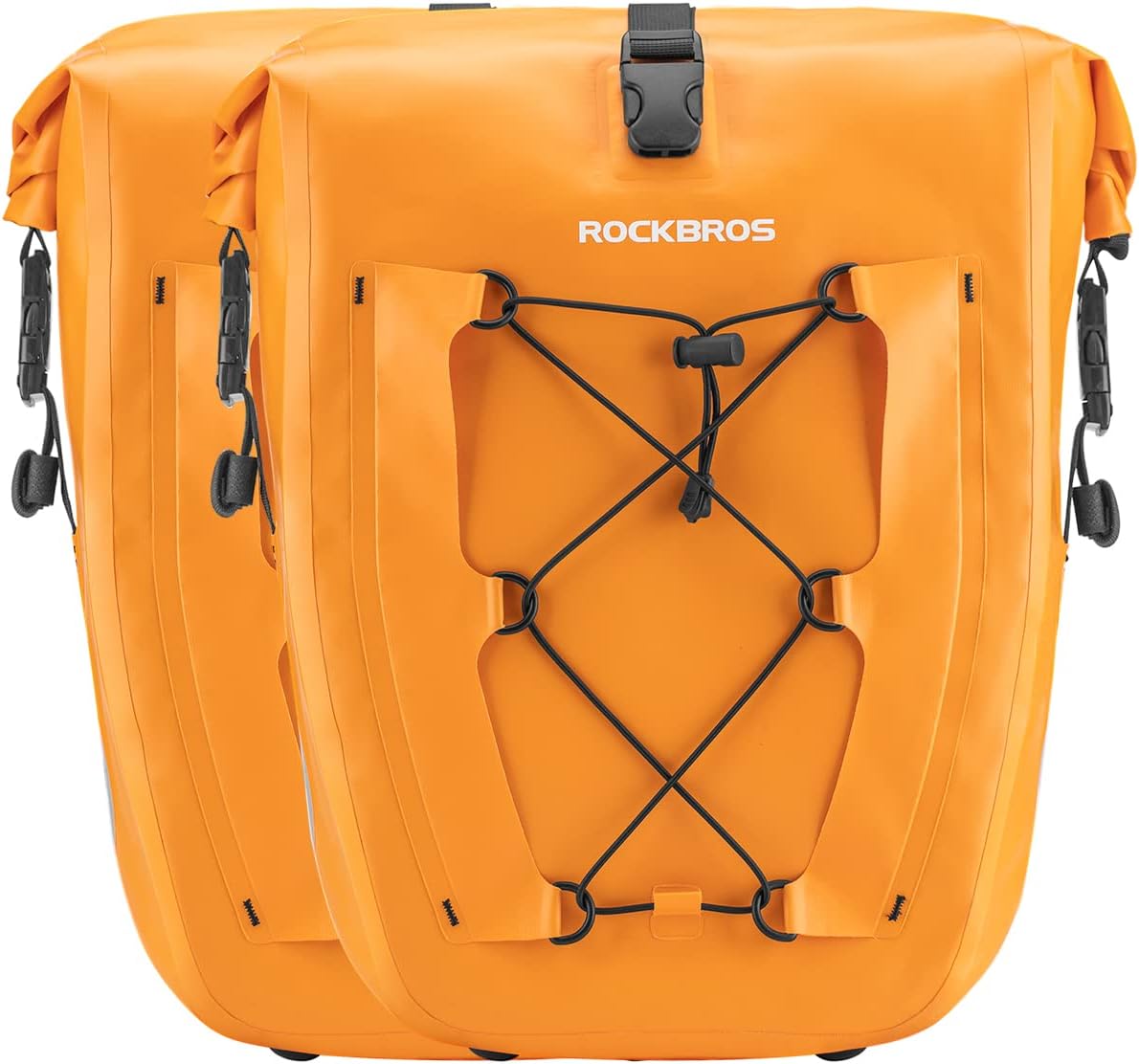 ROCKBROS Bike Panniers Waterproof Bike Rear Rack Bag Max 30L Large Capacity Bike...