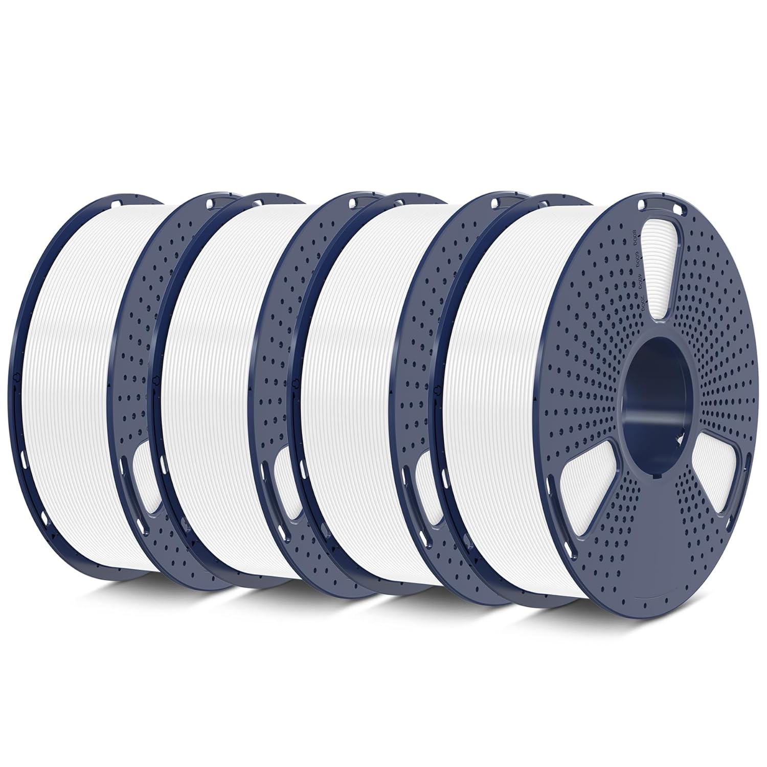 SUNLU PETG Filament 1.75mm 4KG Bundle, Special 3D Printer Filament with Less Str...