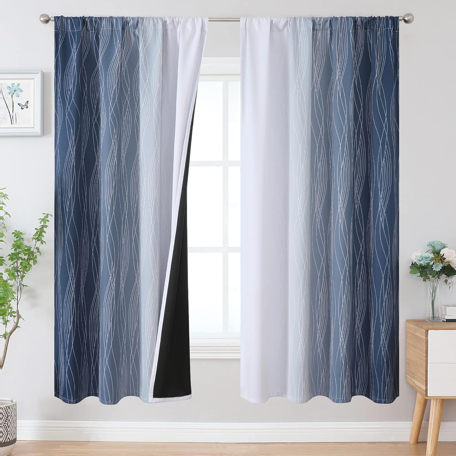 Estelar Textiler Rod Pocket Curtains, Special Blackout Curtains for Bedroom, Ful...