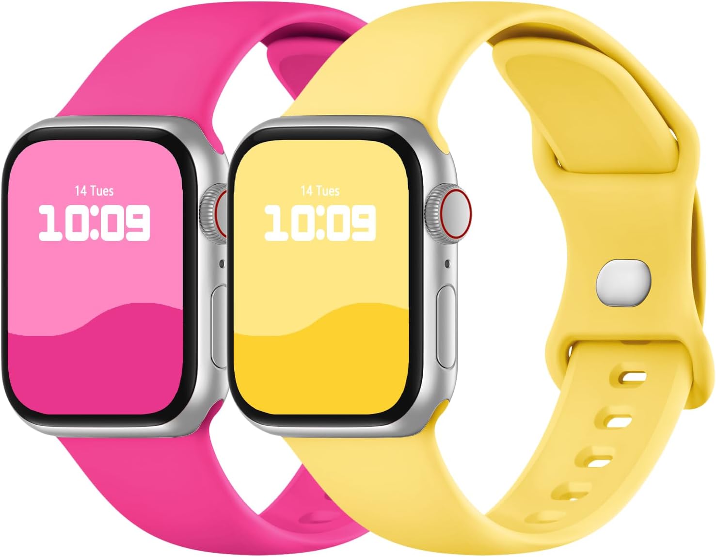 Adepoy 2 Pack Strap Compatible with Apple Watch Straps 49mm 46mm 45mm 44mm 42mm...