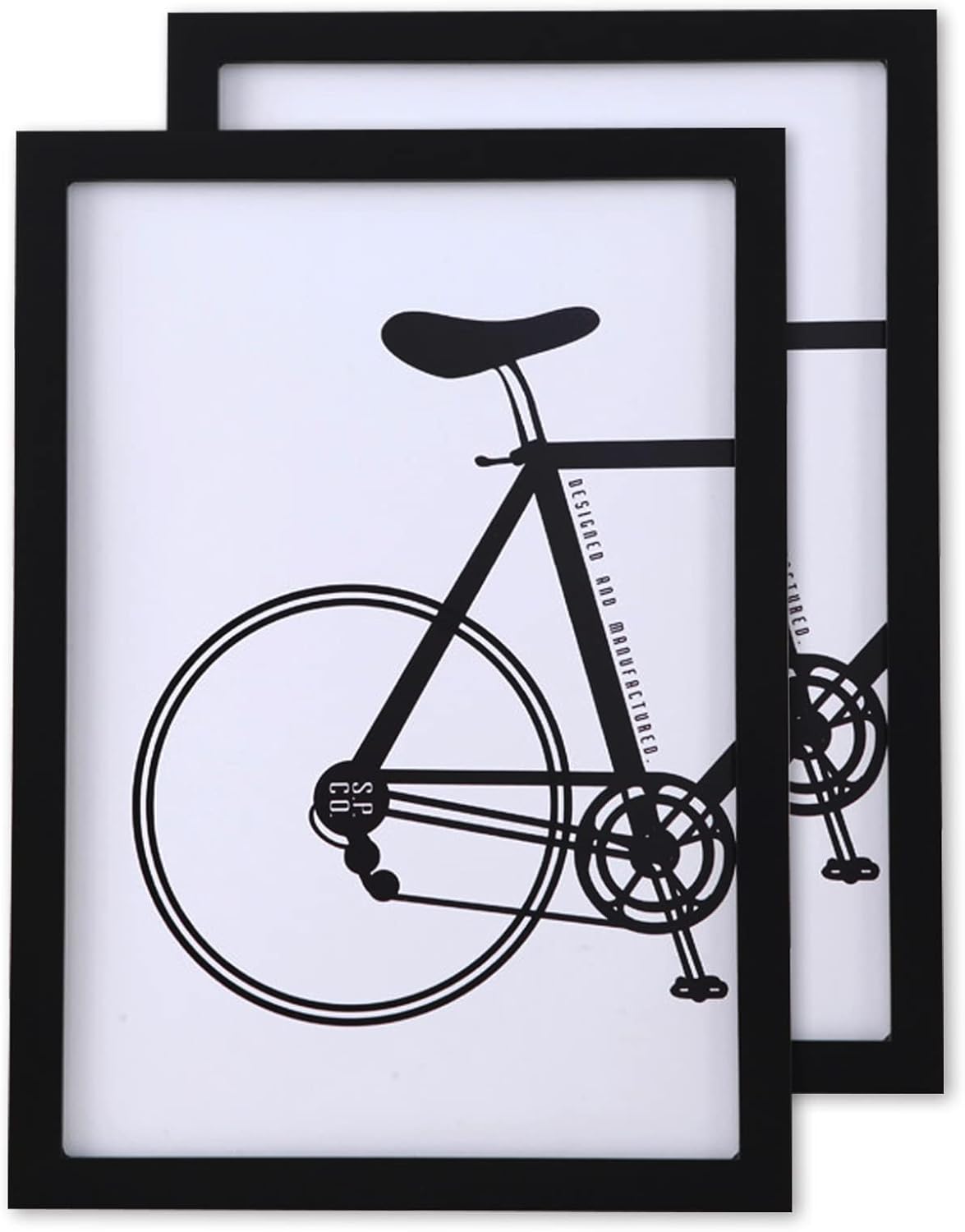 Zemiu 2Pack A4 Picture Frames, Wooden Photo Frame 29.7x21cm-12x8inches with Pers...