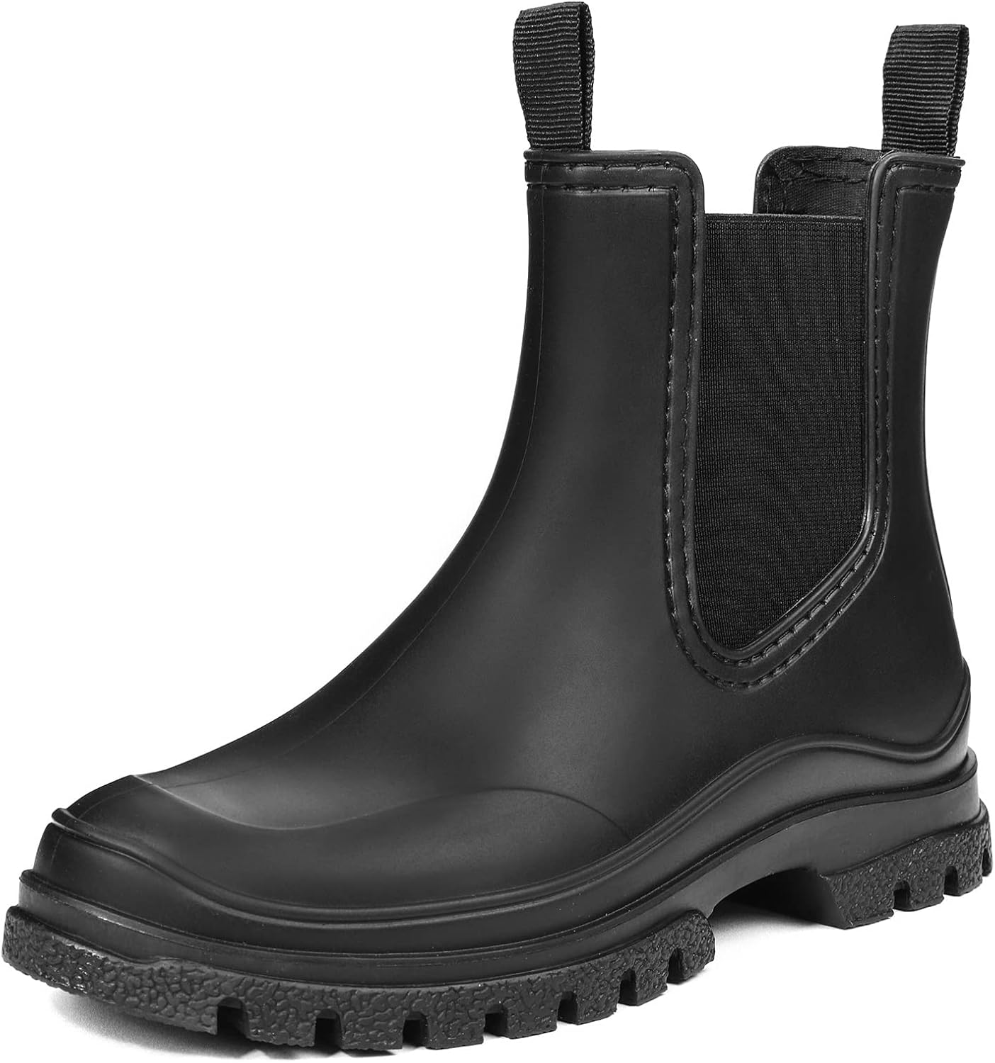 DKSUKO Women's Short Rain Boots, Special Waterproof Garden Boots, Stylish Elasti...