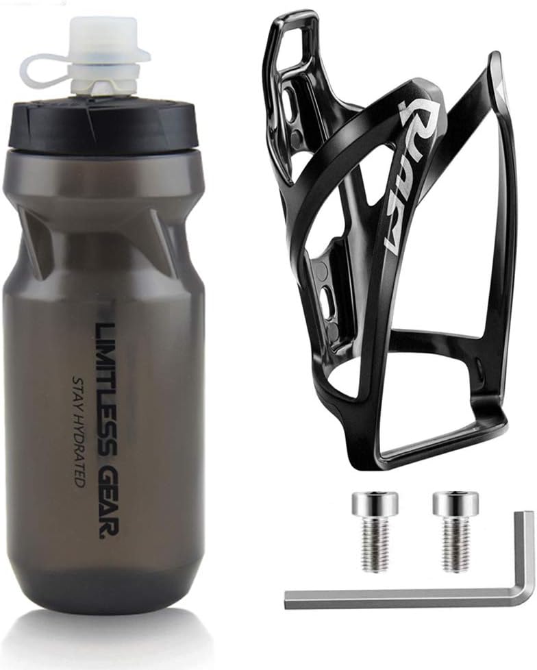 OSIGEI Bike Water Bottle Cage and 21oz Bike Water...