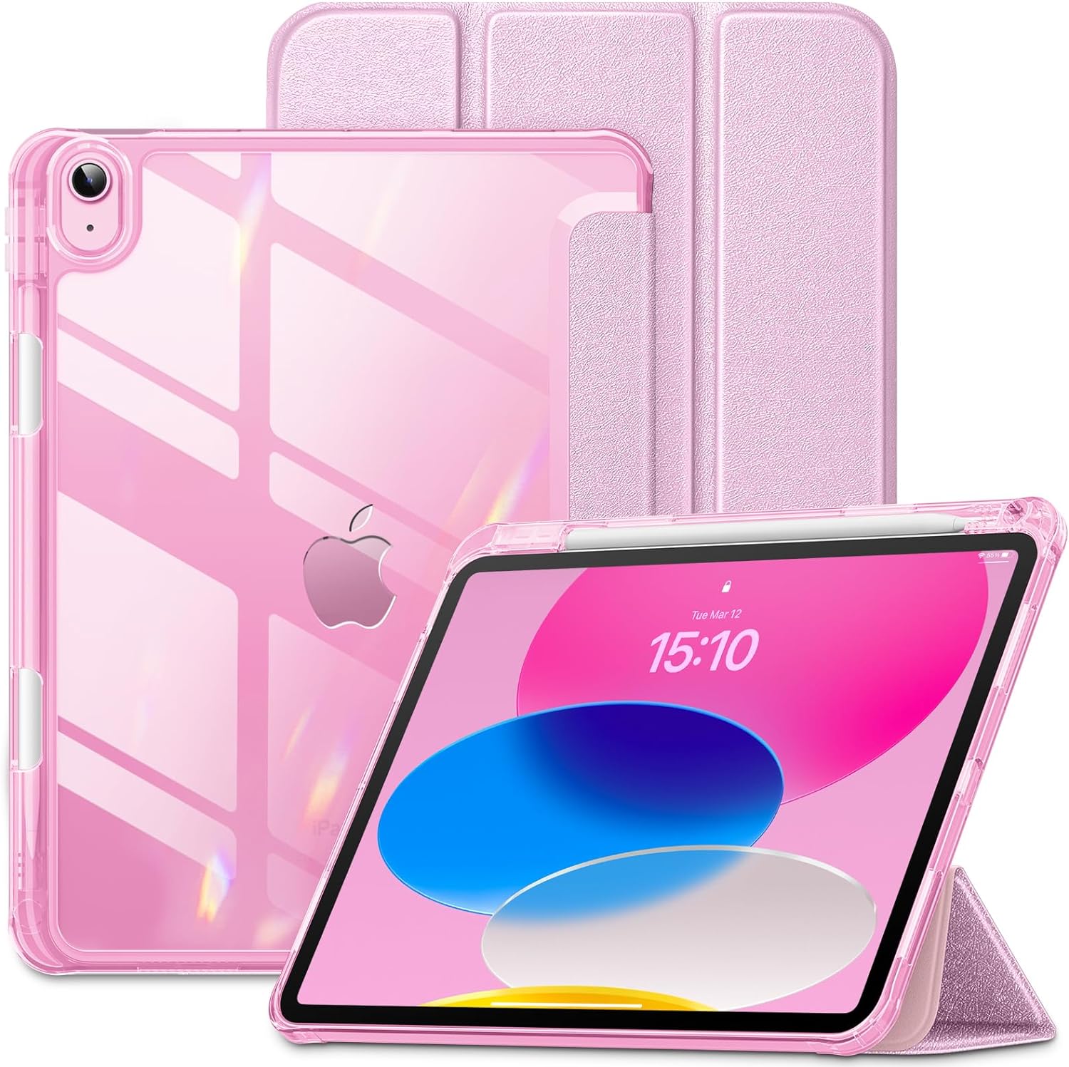 VIKESI for iPad 10th Generation Case 10.9 inch Released in 2022, Matte Slim Hard...