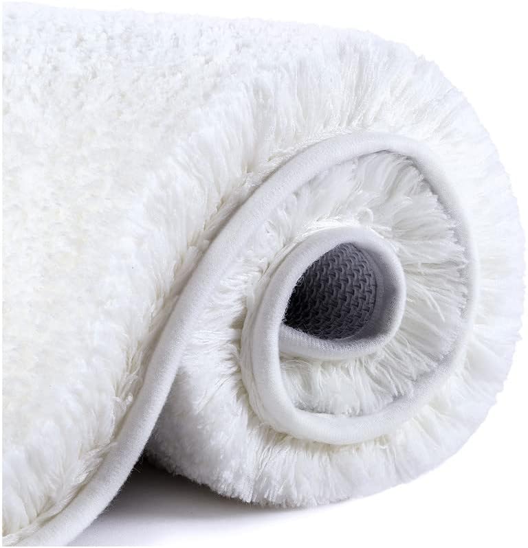 VANZAVANZU Non Slip Bath Mat Thickened Bath Rug for Bathroom Absorbent Ultra Sof...