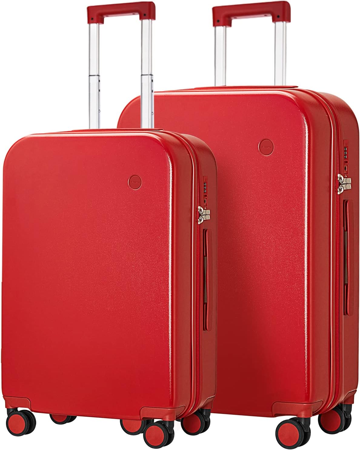 Mixi 2-Piece Luggage Set Hardside PC Travel Suitcase Rolling Bag Spinner Wheels...