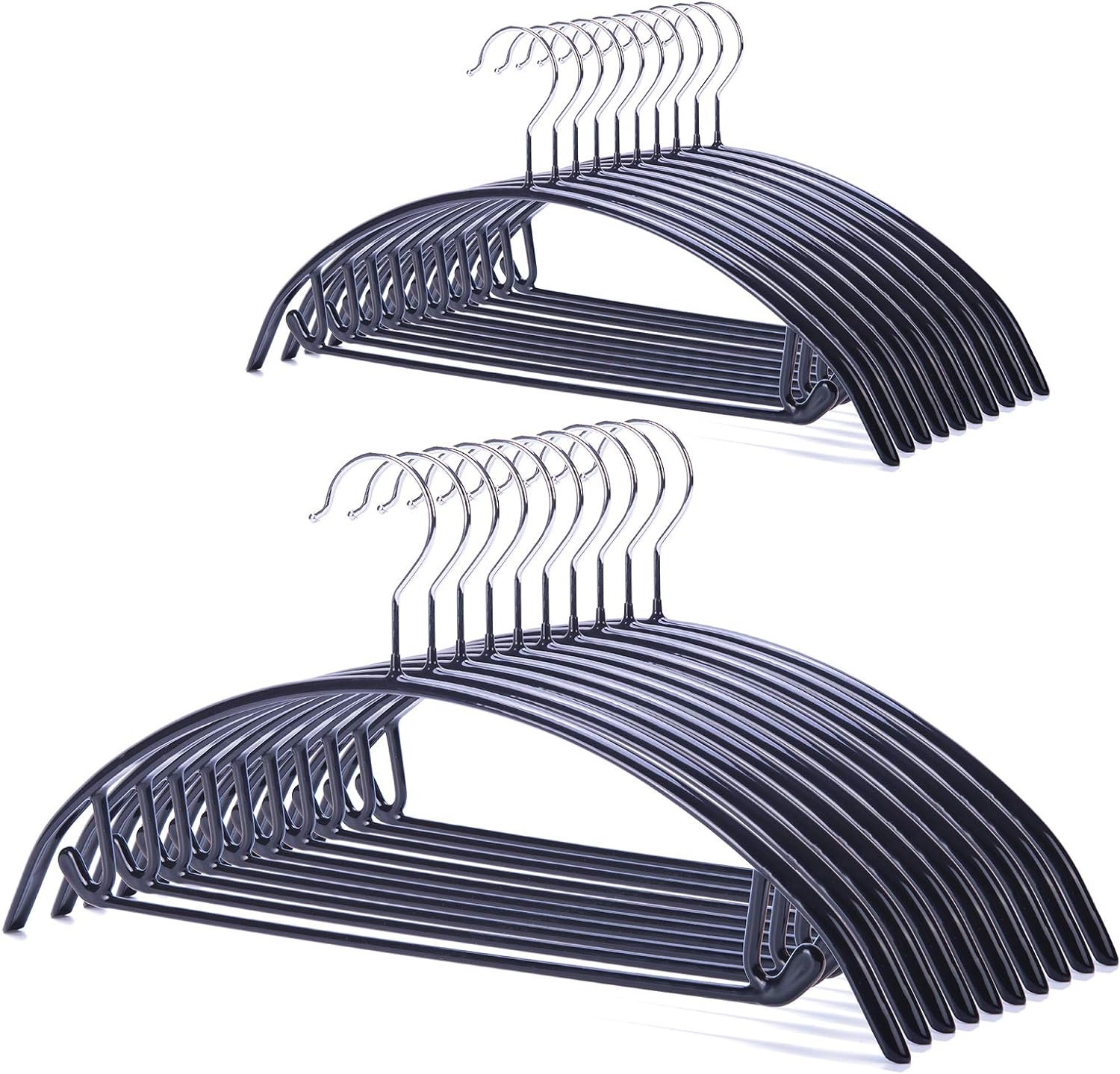 Nature Smile Non Slip PVC Coating Sweater Hangers,Dress Suit Coat Hangers,Should...