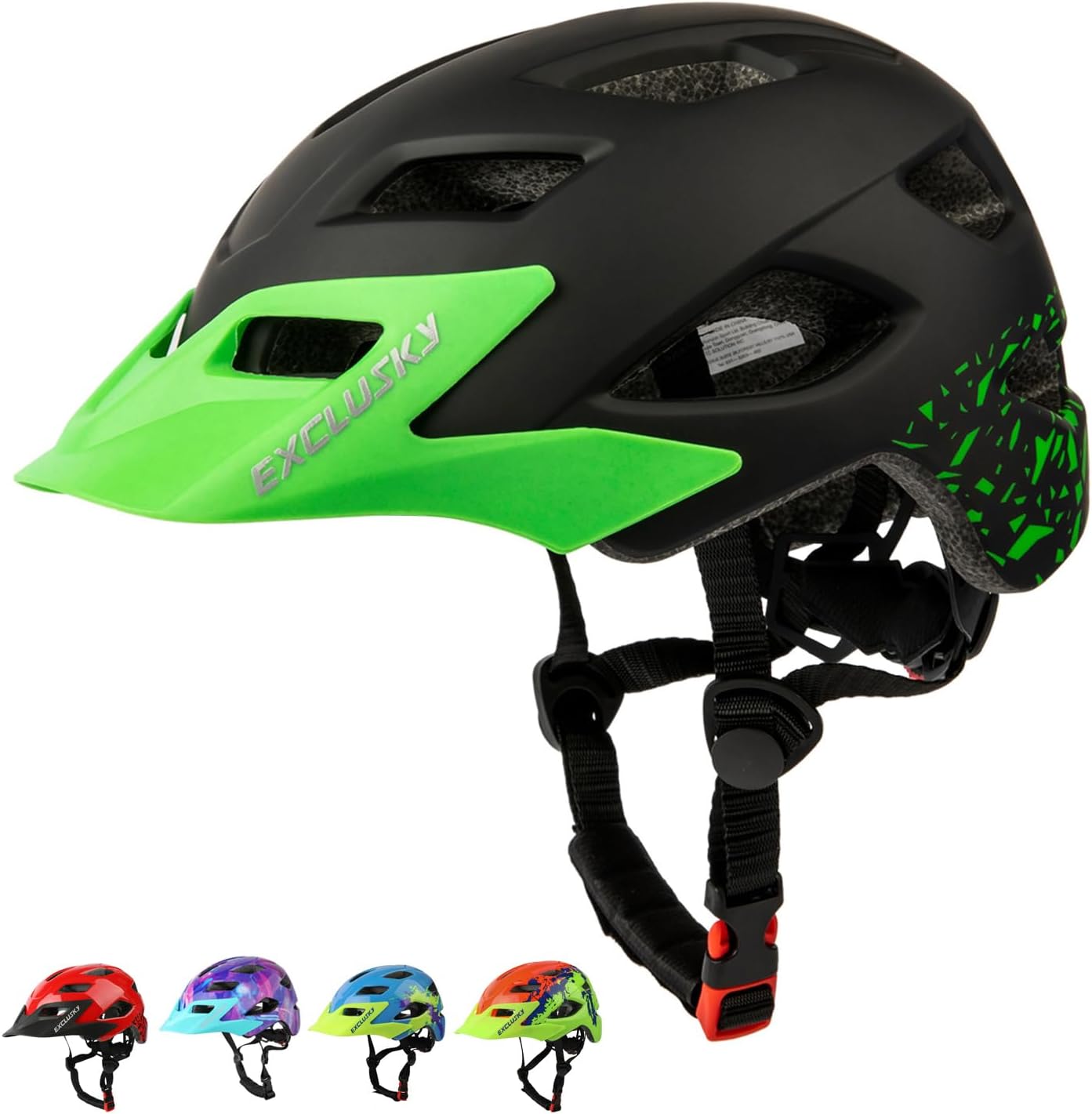Exclusky Kids Helmet, Special Bike Helmet for Children's Safety, Innovative Adju...