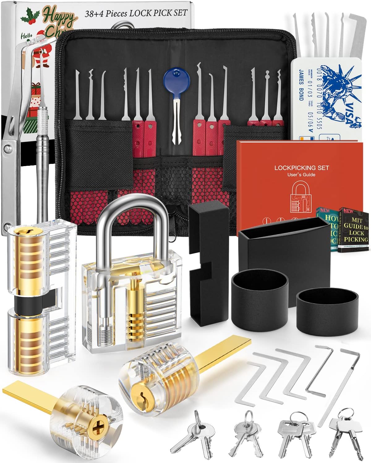 Eventronic 38+4 Piece Lock Picking Set, [2023 Upgr...