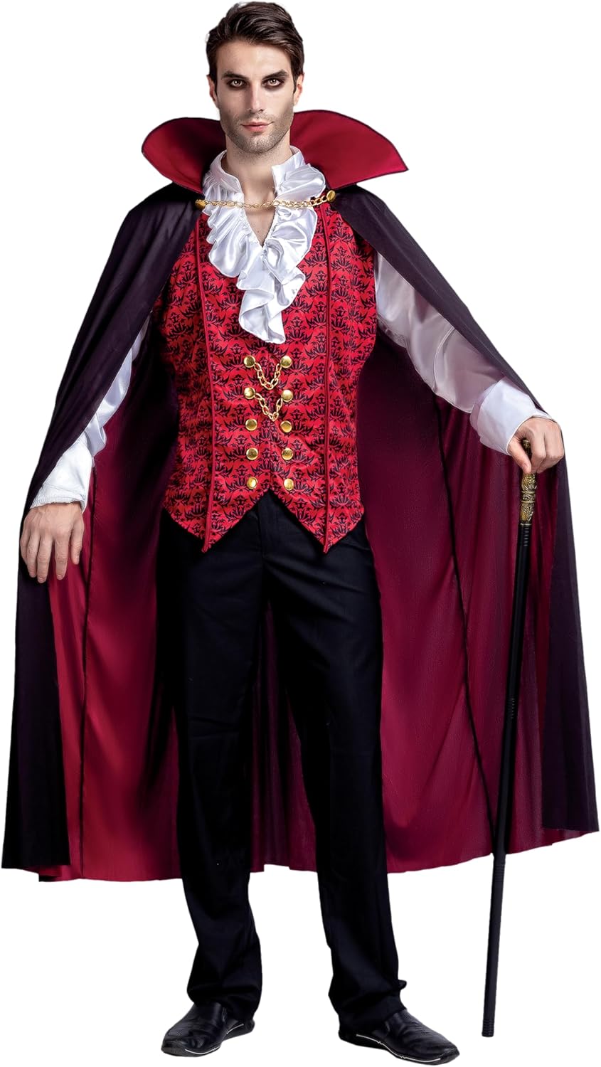 Spooktacular Creations Renaissance Medieval Scary Vampire Deluxe Halloween Costu...