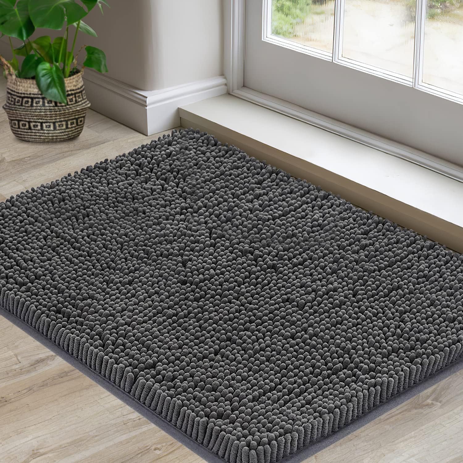 Foxcool Indoor Bath Mat, Special Non Slip Dirt Trapper Doormat, Innovative Soft...