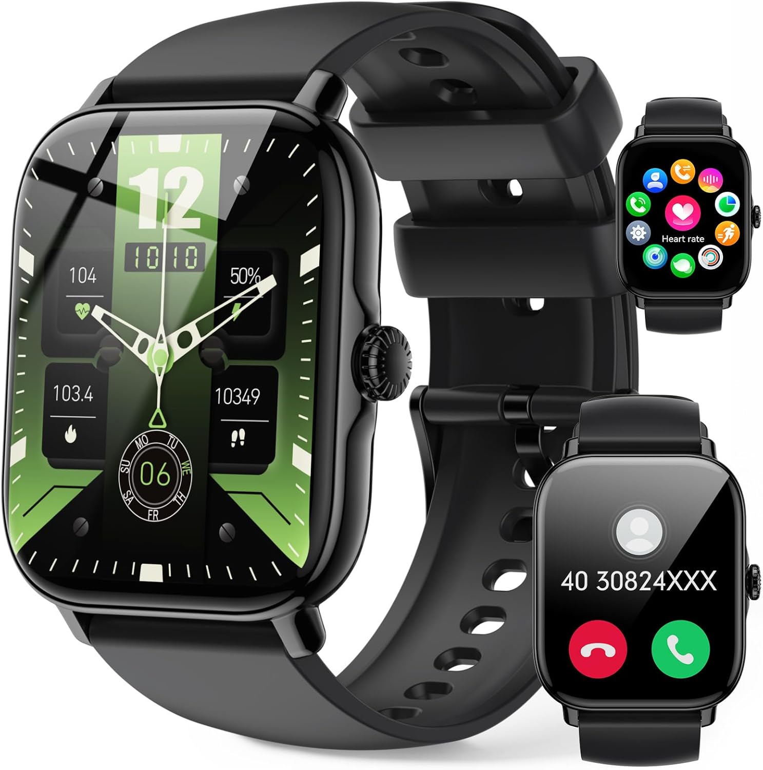 Smart-Watch-for-Men - 1.85" Touch Smartwatch with Call Function, Fitness Watch w...