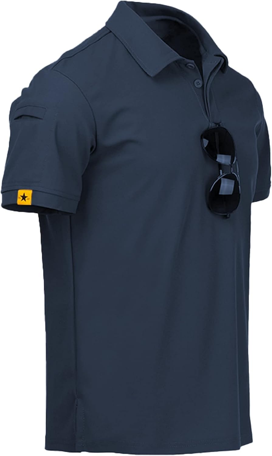 JACKETOWN Men Polo Shirt Short Sleeve Breathable Tennis Shirt Summer Tshirts Men...