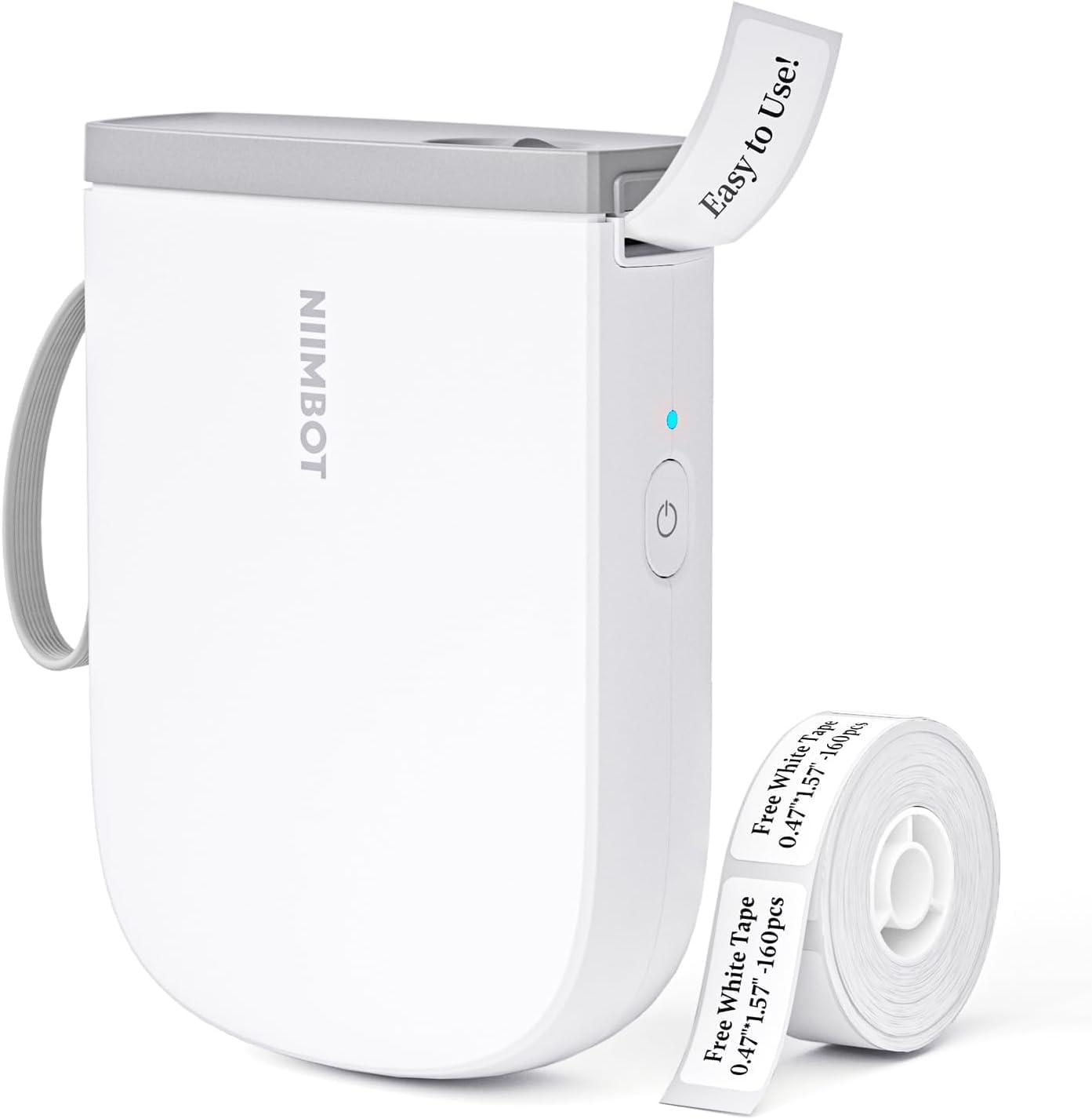 NIIMBOT D11 Upgraded Version Label Maker Machine with Tape,300DPI Bluetooth Labe...