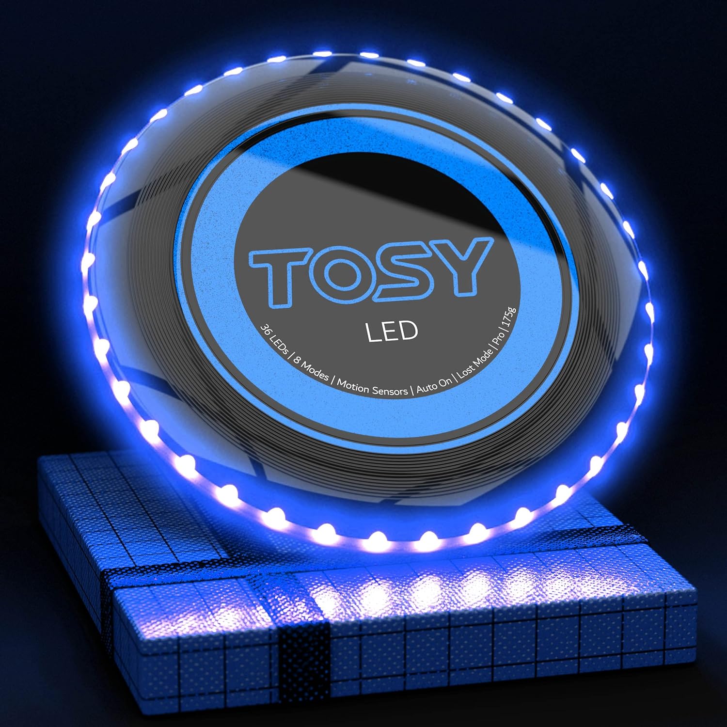 TOSY Flying Disc - 16 Million Color RGB or 36 or 360 LEDs, Extremely Bright, Sma...