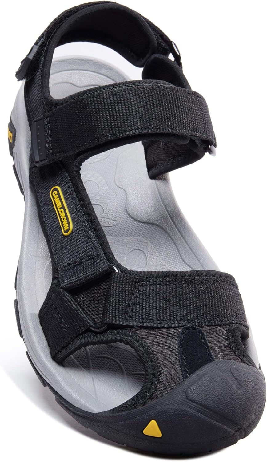 CAMEL CROWN Men's Sandals, Special Waterproof Hiking Sandals, Innovative Closed...