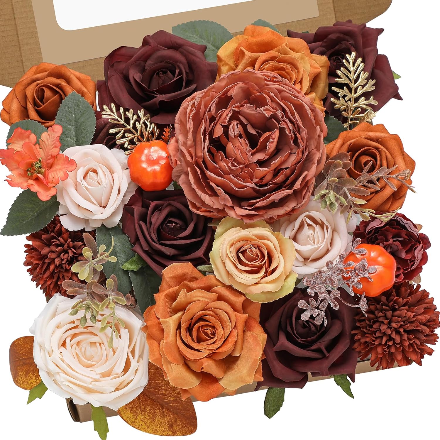 Serwalin Artificial Flowers, Special Silk Marigold Flowers, Innovative Cake Flow...