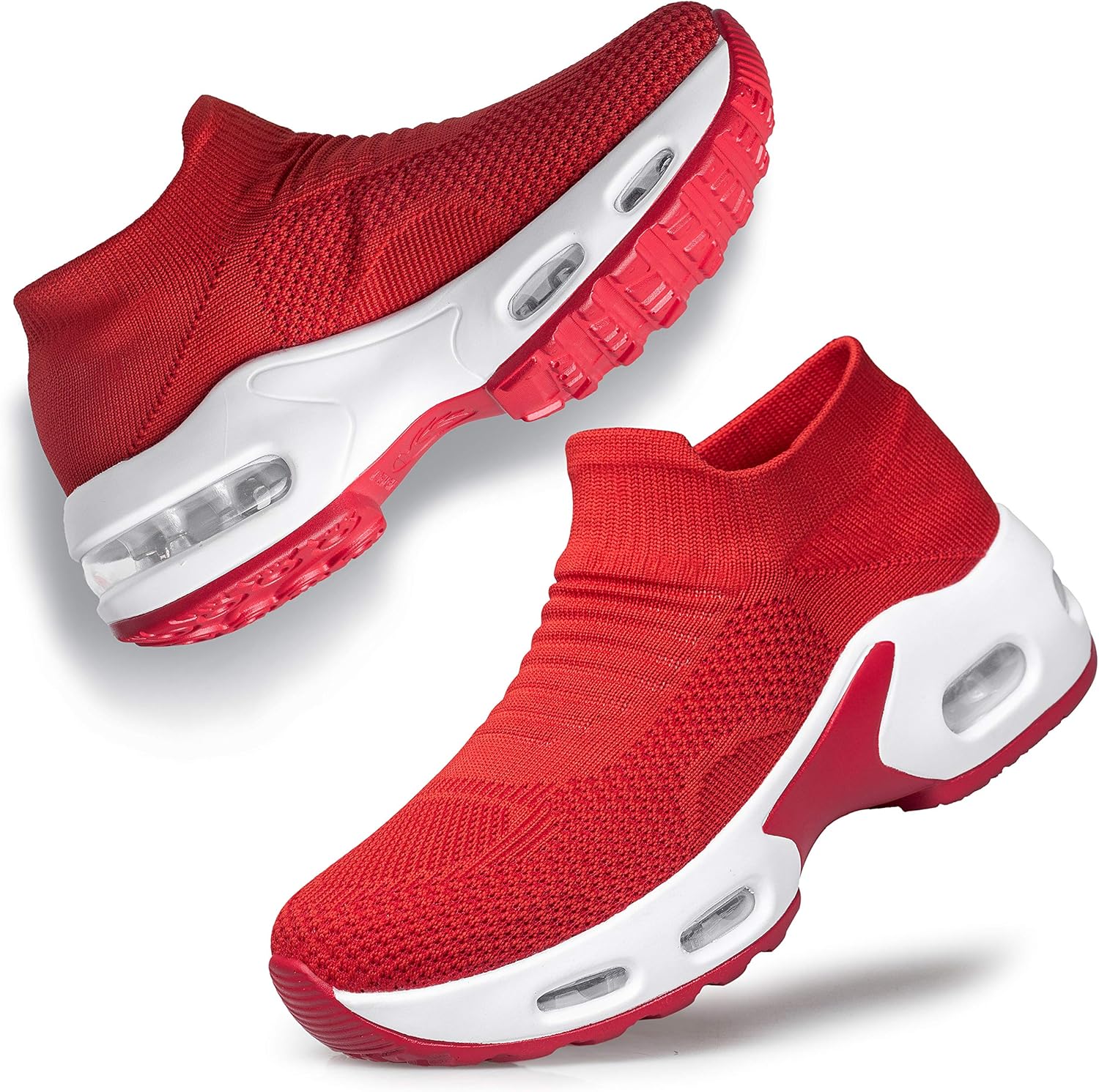 YHOON Women's Walking Shoes, Special Slip-on Sock Sneakers, Innovative Ladies Nu...