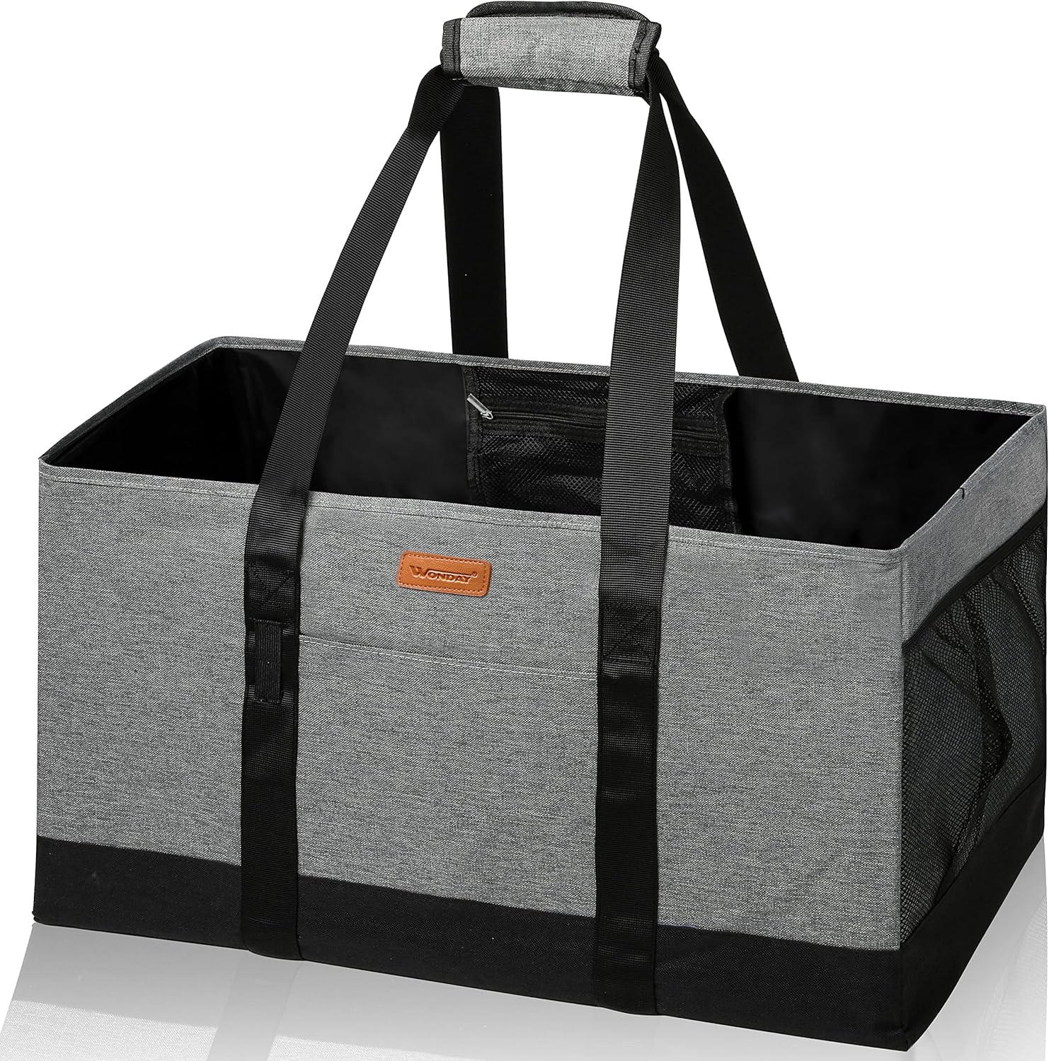 WONDAY Extra Large Foldable Grocery Tote Bag, Special Reusable Bag With Handles...