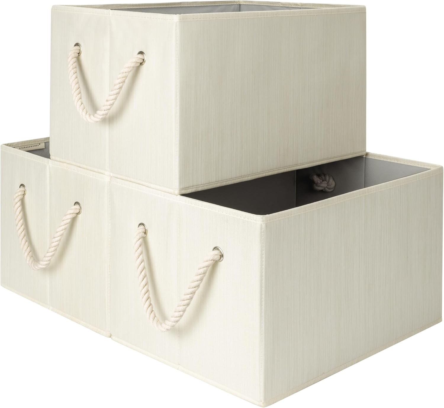 StorageWorks 32L Storage Baskets for Organizing, F...