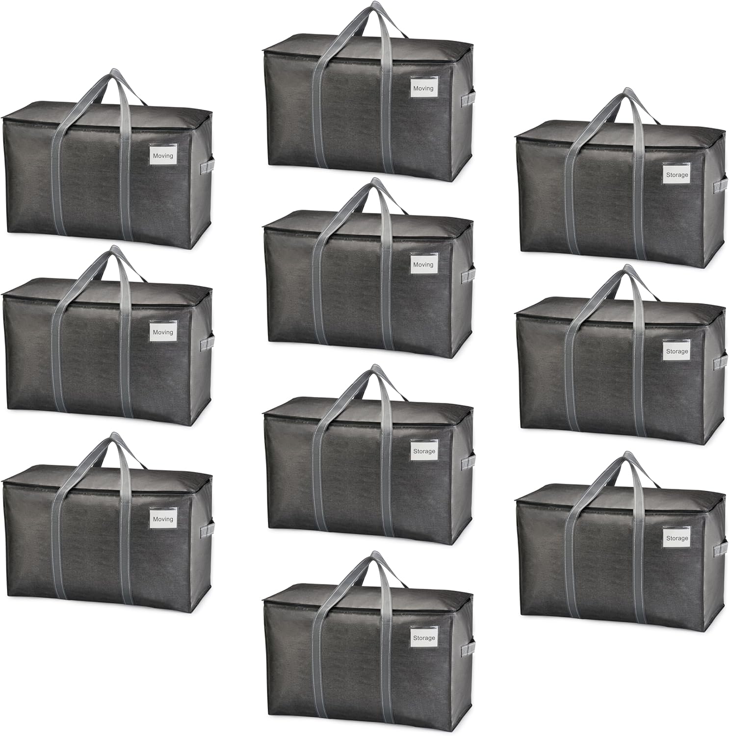VENO 10 Pack Moving Bags, Moving Supplies, Moving Boxes, College Packing Storage...