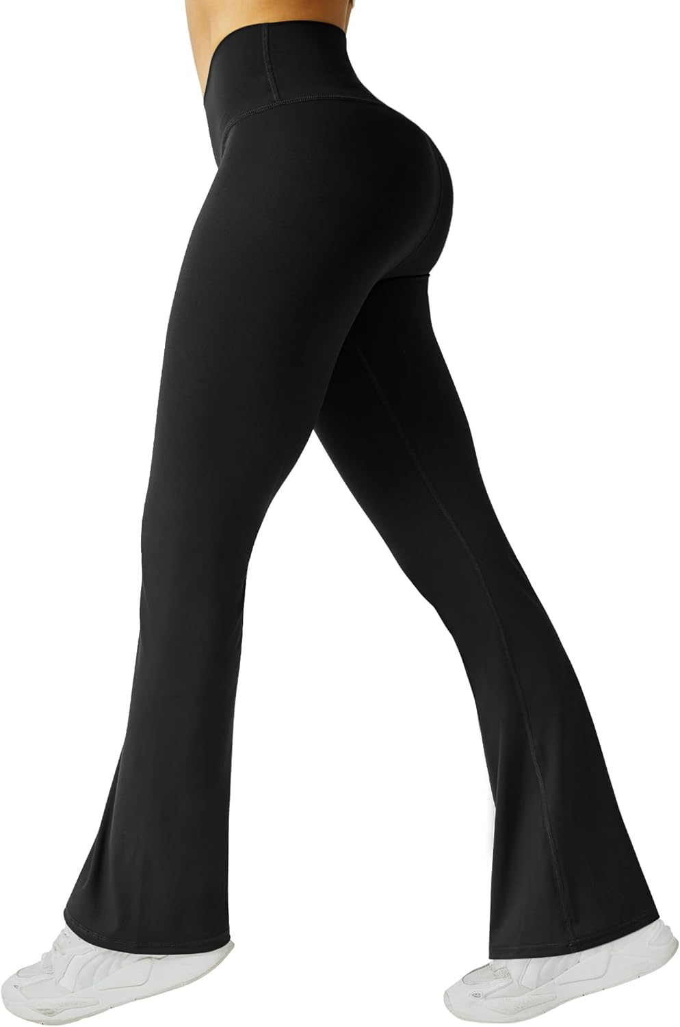 FireSwan Women's Flare Yoga Pants, Special V Waist Flared Leggings, Innovative H...