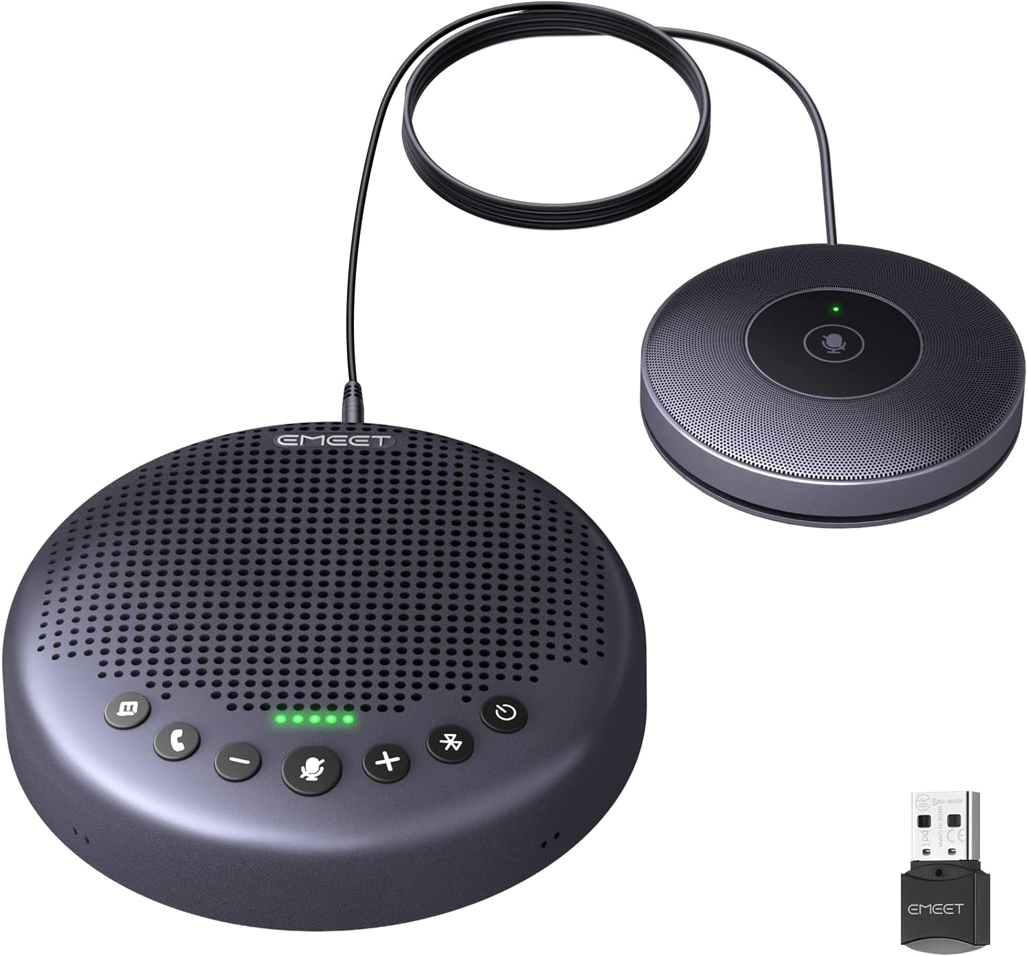 EMEET Conference Speaker and Microphone w/8+1 Mics, 360° Voice Pickup, Noise Red...