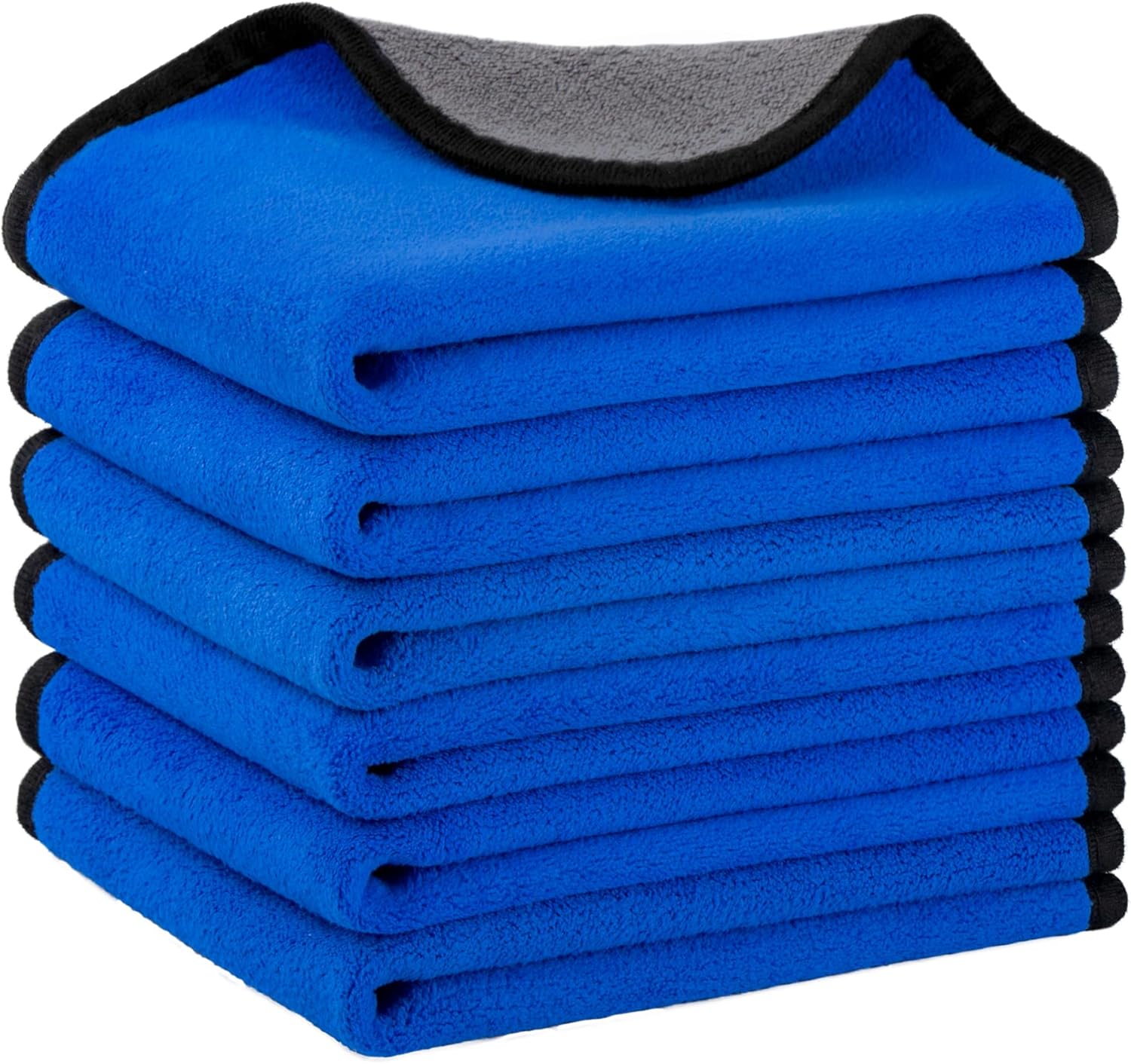 Bemece Car Cleaning Cloth, 6 pack, Microfibre Car Cleaning Towels, lint-free, fo...