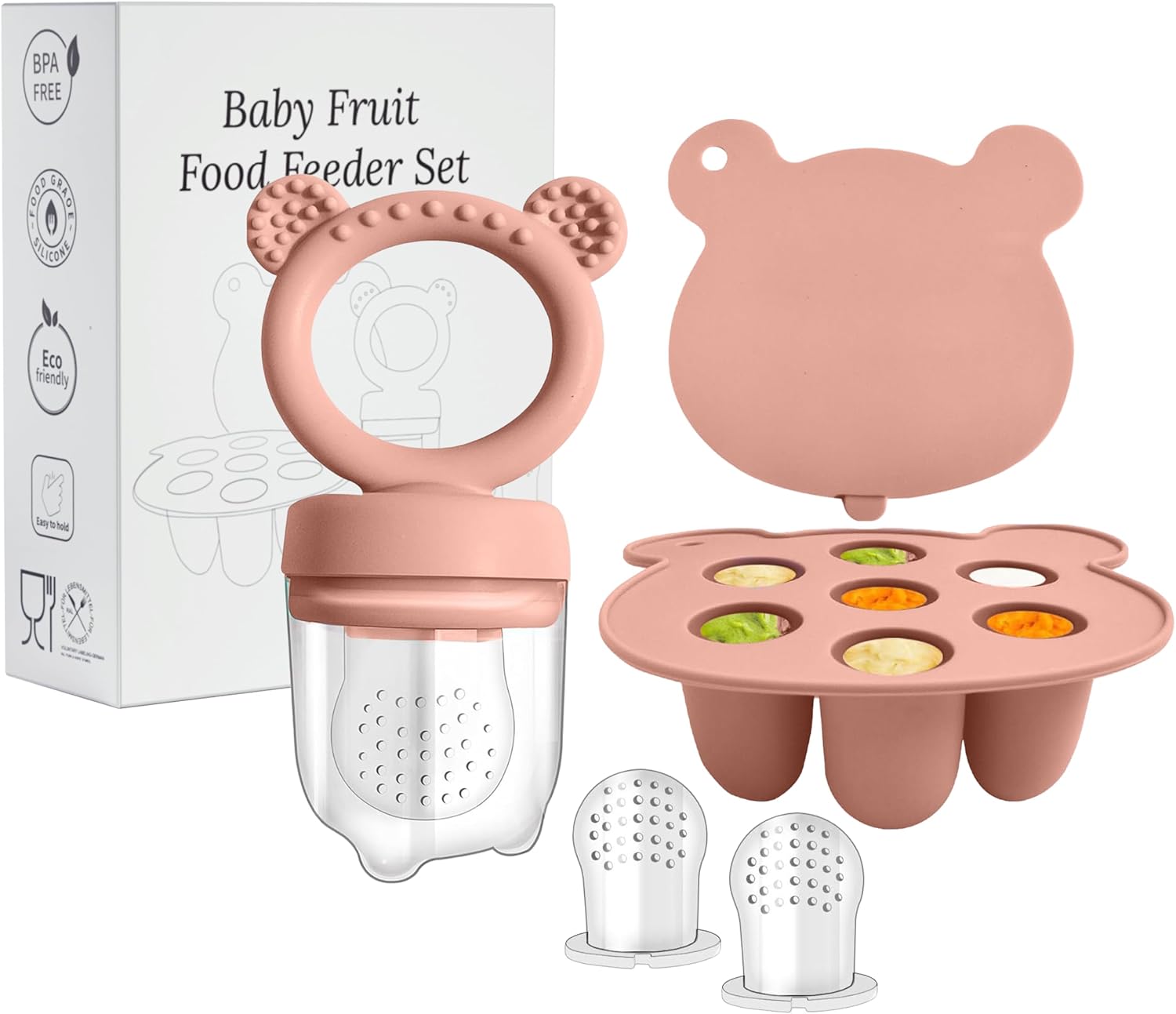 WeSweet Baby Fruit Feeder - Silicone Fruit Feeder for Babies- Breastmilk Popsicl...