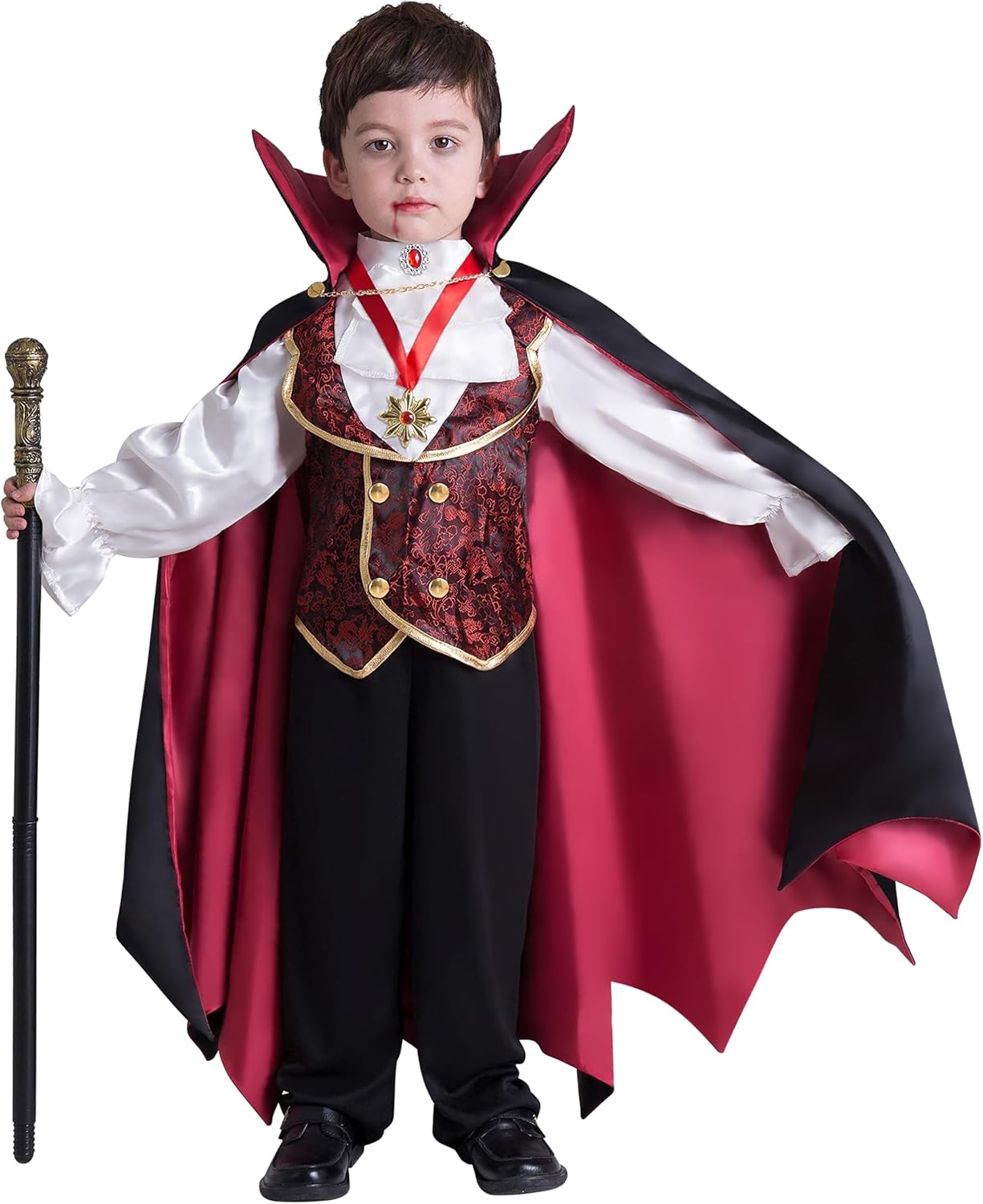 Spooktacular Creations Gothic Vampire Costume, Special Costume for Boys, Innovat...