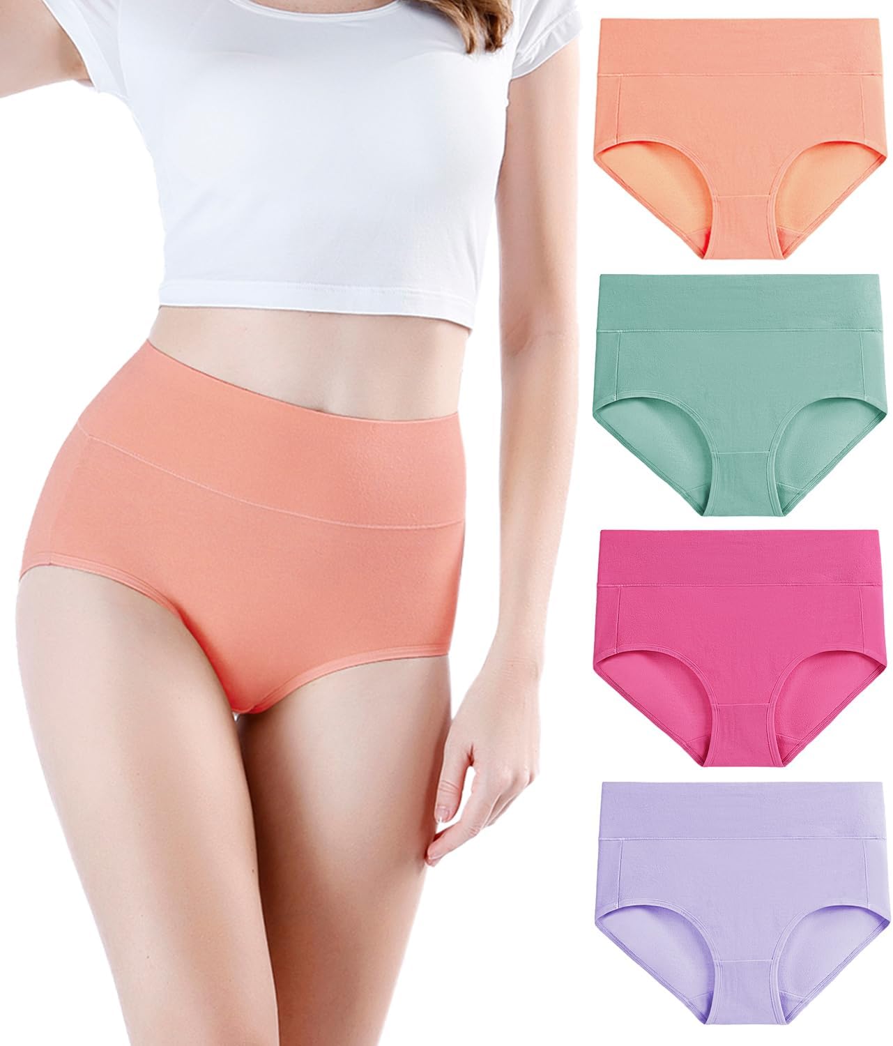 Wirarpa Ladies Knickers, Special High Waisted Underwear Panties for Women, Innov...
