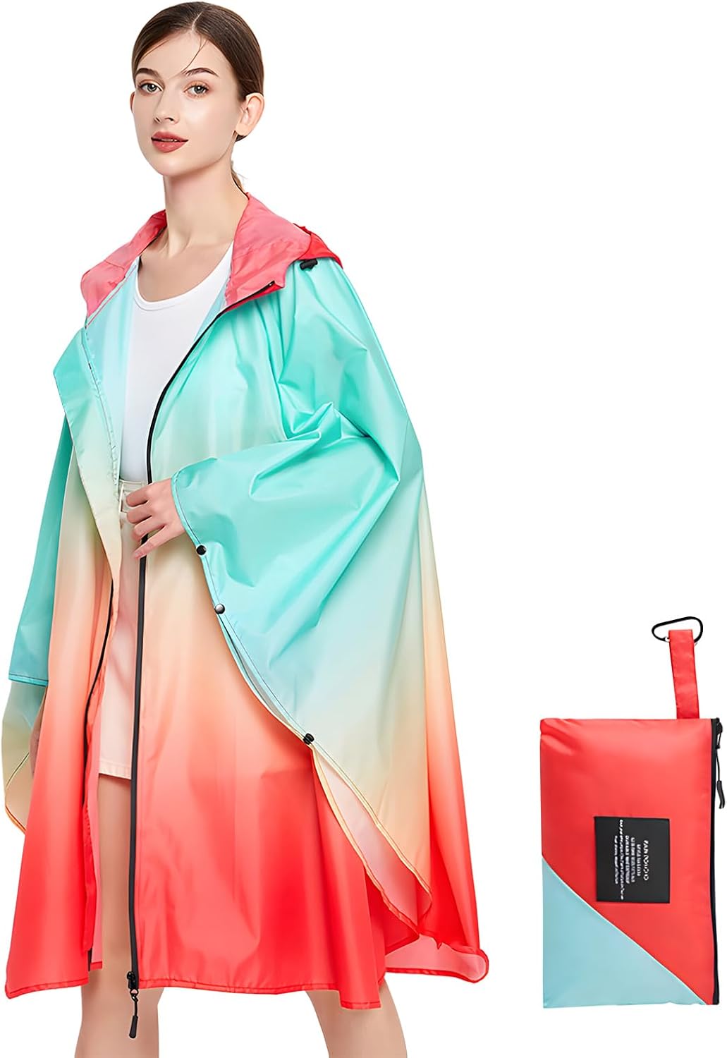 SOPPY Lightweight Waterproof Rain Poncho, Special Raincoat for Women and Men, In...