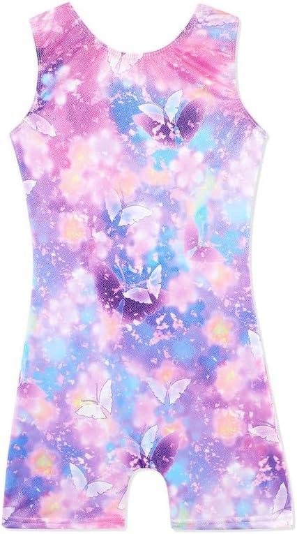 XiaoMoSha Gymnastics Leotards for Girls Sleeveless Unitard Dance Outfit for Kids...