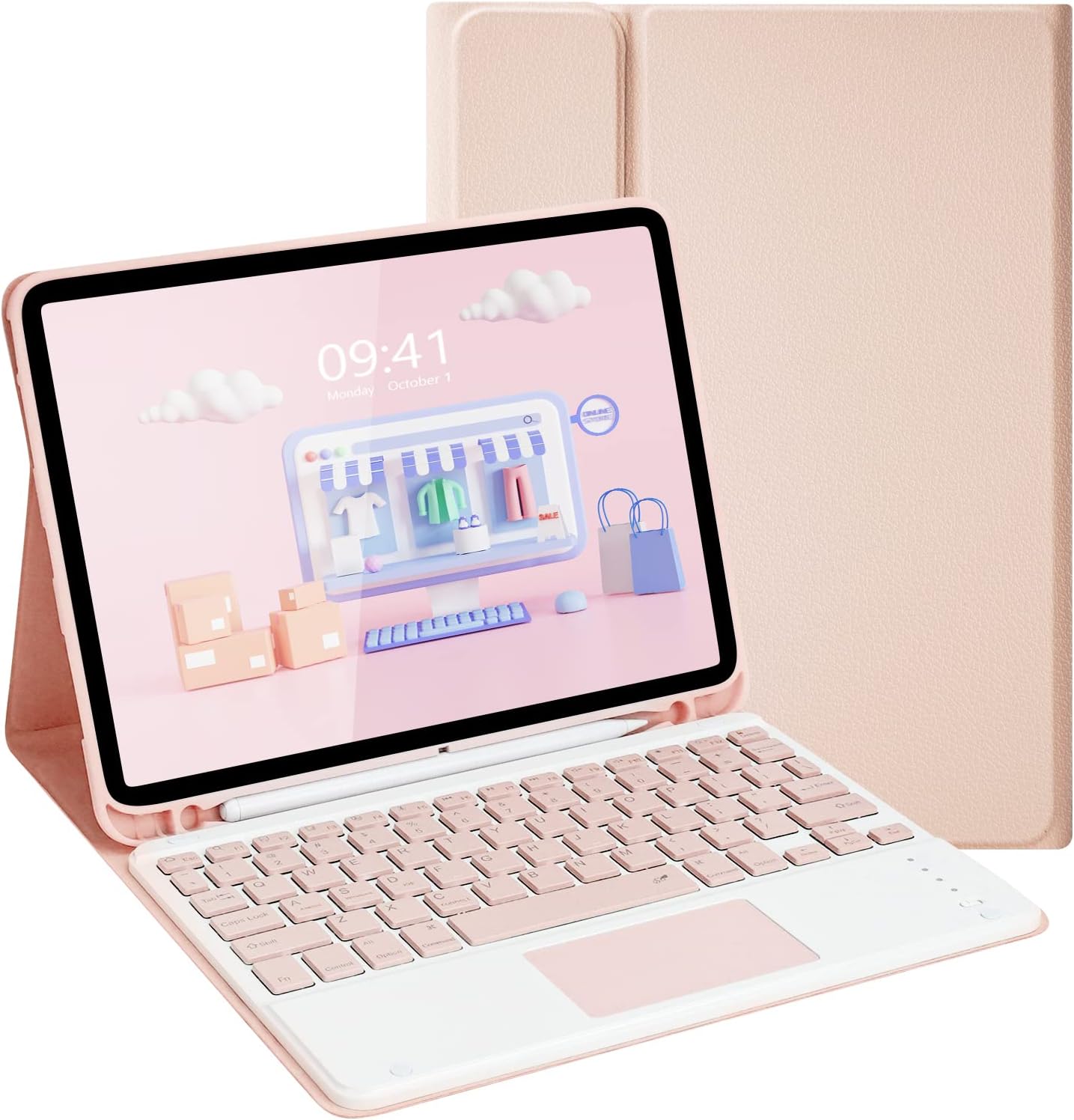 LAMA Smart Keyboard Case with Touchpad for iPad Air 11-inch (M2) 2024 & iPad Pro...