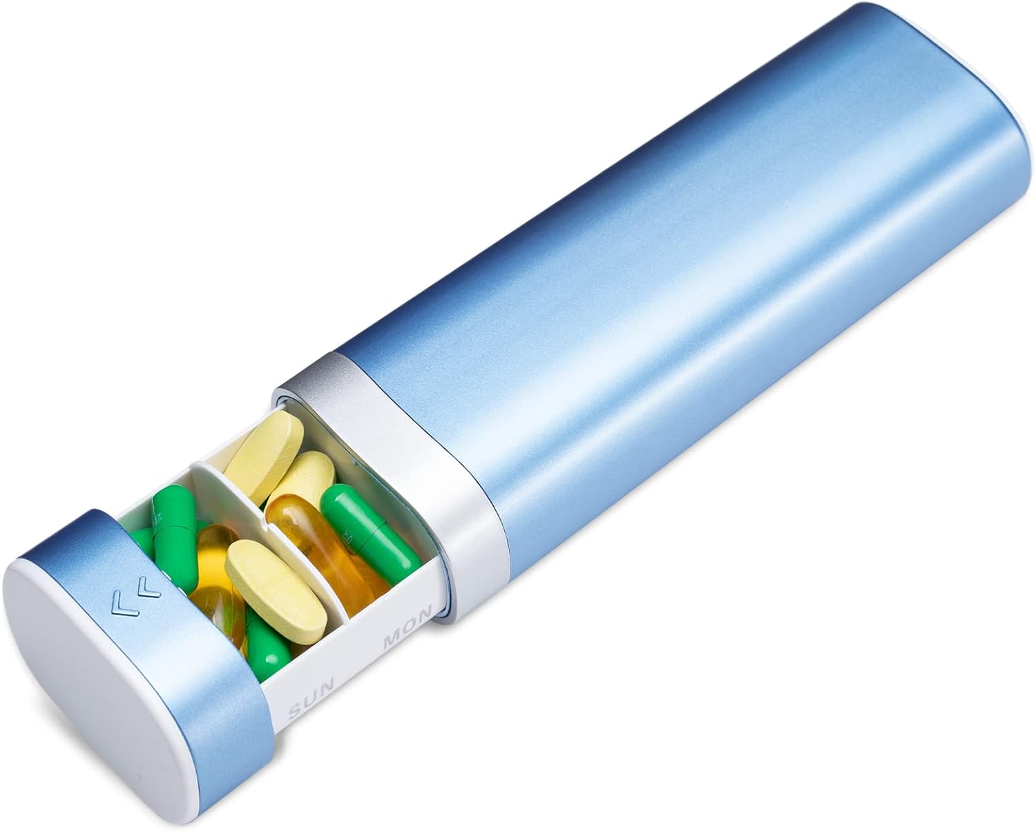 Pill Organizer 7 Day, Betife Daily Pill Box, Weekly Travel Pill Case, Cute Pill...