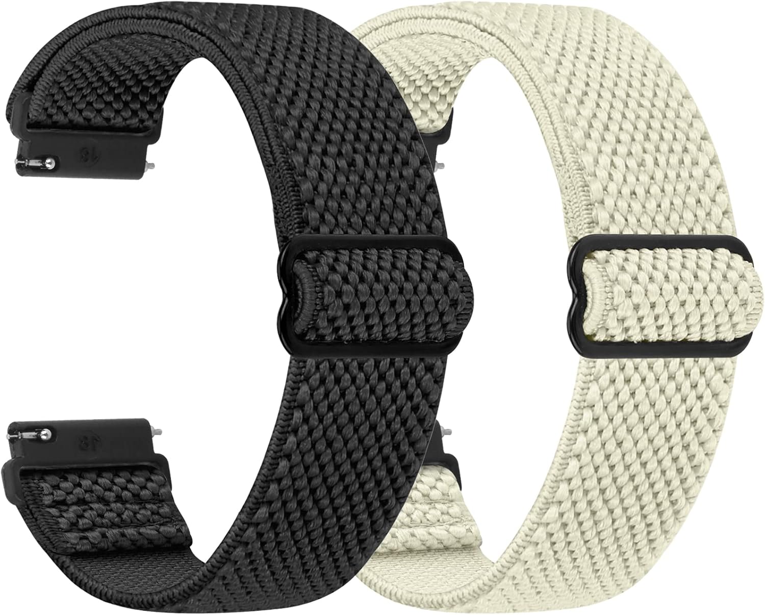 TumpCez - Quick Release Elastic Nylon Watch Straps - Band Width- 16mm 18mm 19mm...