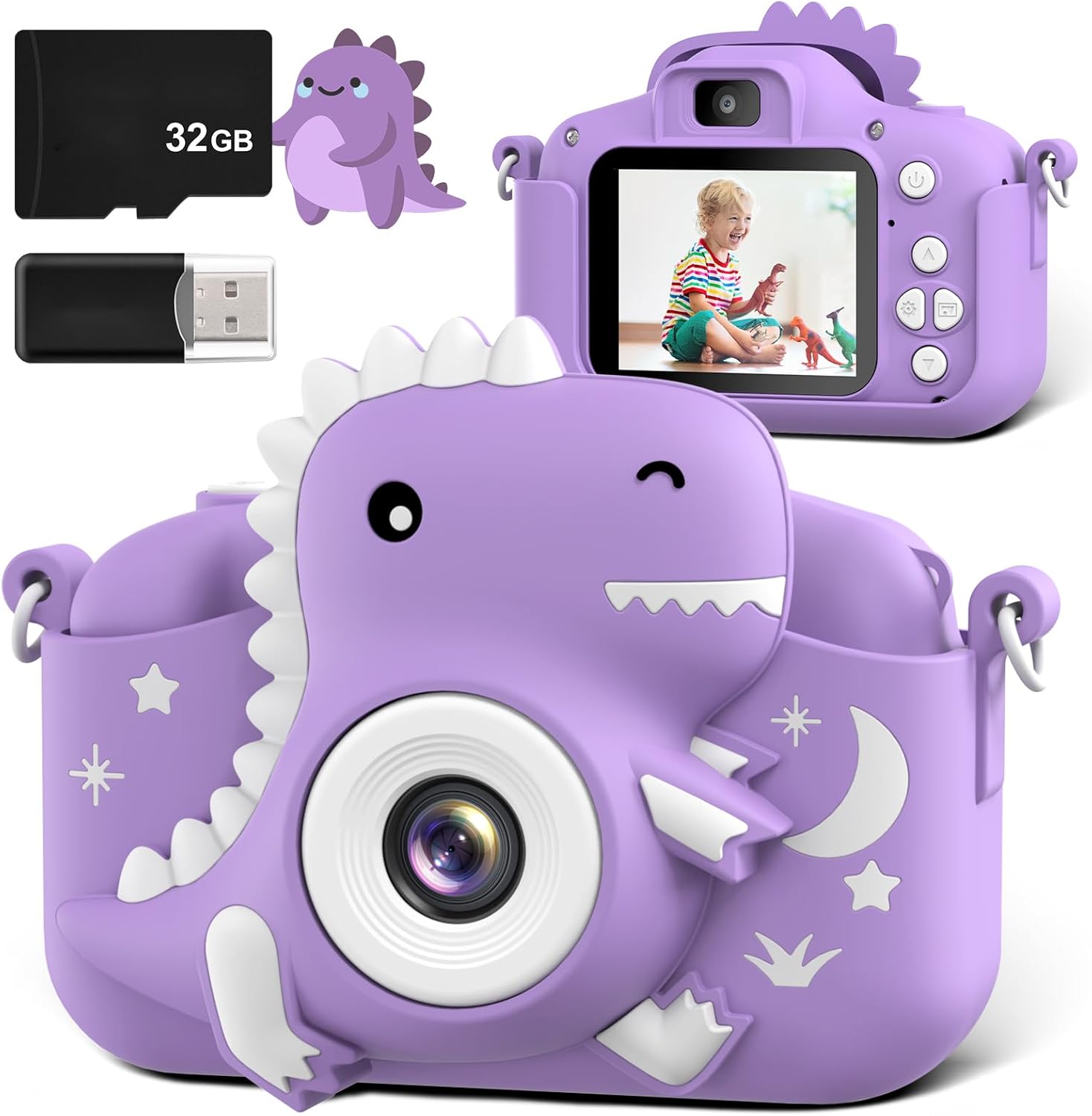 Kids Camera, Special GREENKINDER Kids Camera with 2.0” Screen, Innovative Kids C...