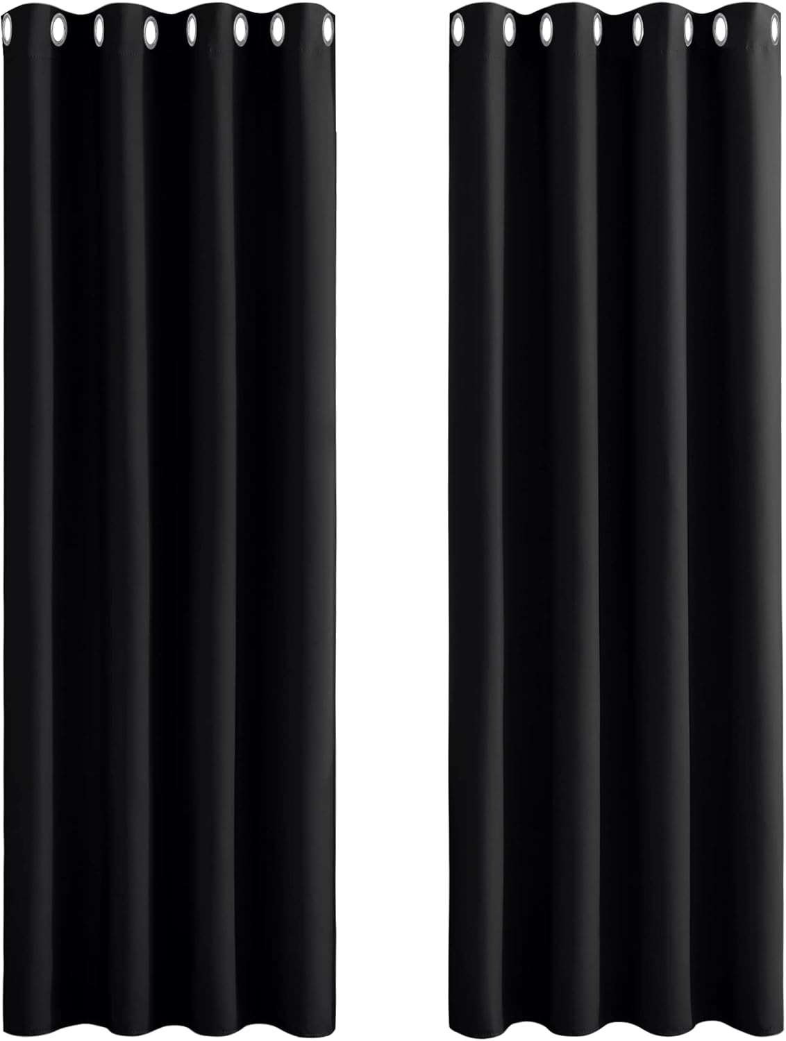 PONY DANCE Door Curtain, Special Blackout Curtain - 2 Panels Thermal Insulated C...