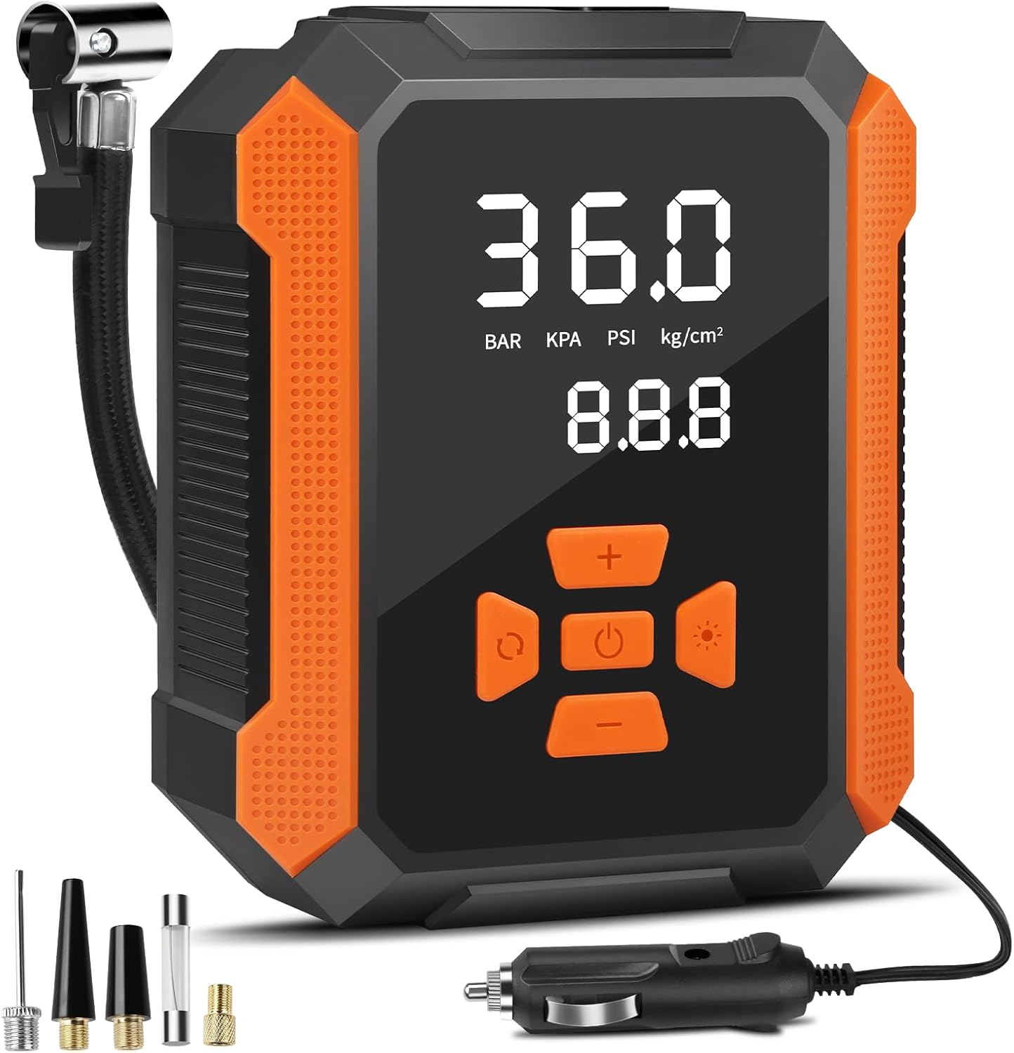 MSSAYA Tyre Inflator, 150 PSI Tyre Inflator Air Compressor, 12V DC Electric Car...