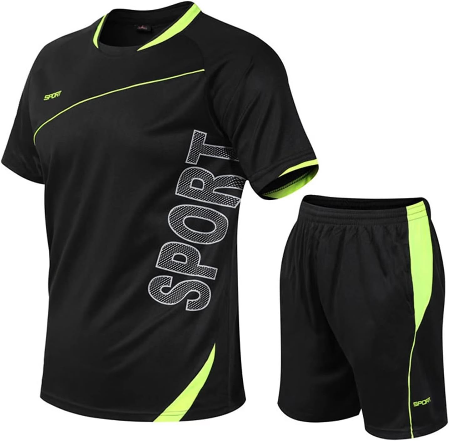 Gavena Kids Sport Shorts Sets Boys Football Training Suit Shorts and T-shirt Set...
